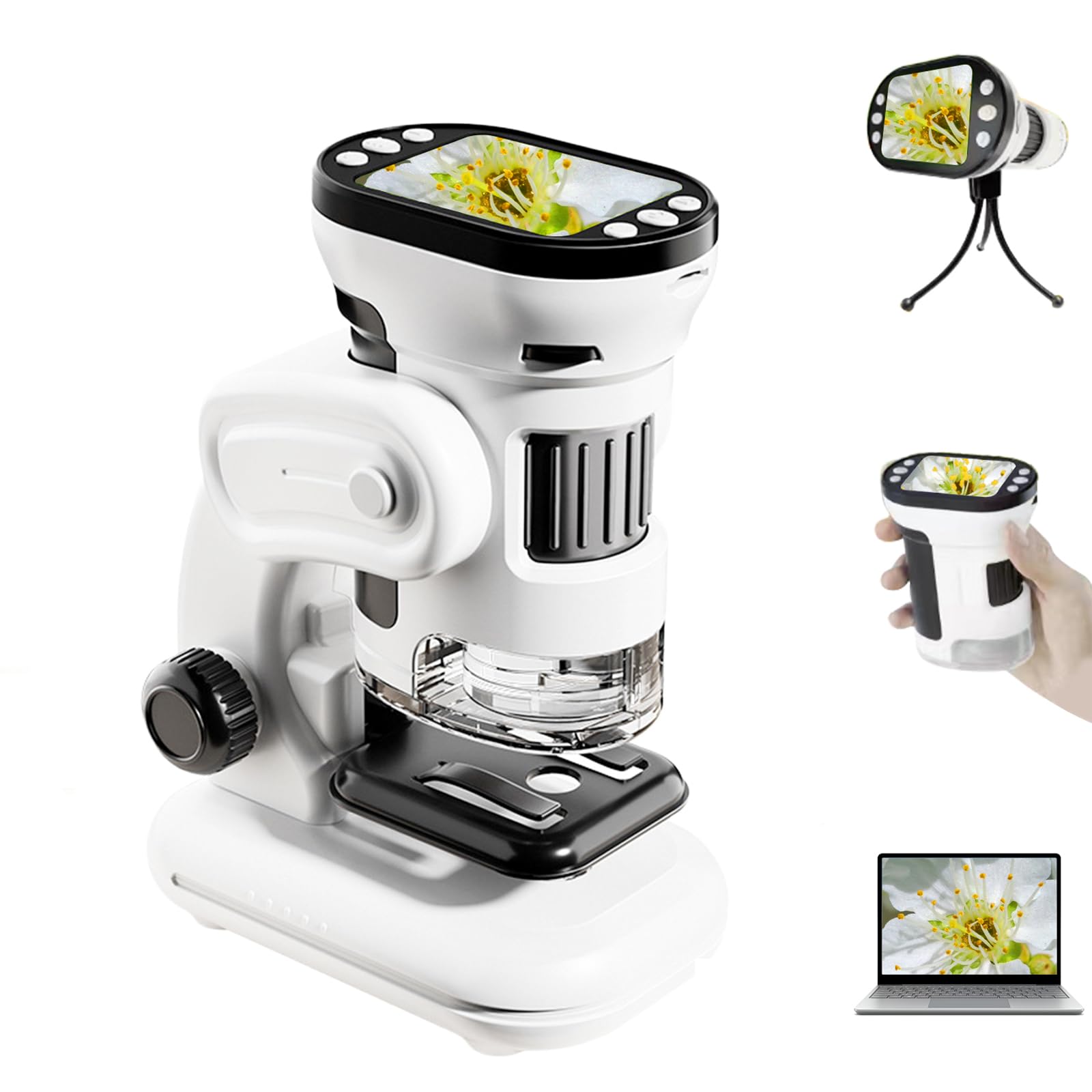 Auveach Microscopio Digitale per Bambini 1000X 2.0"