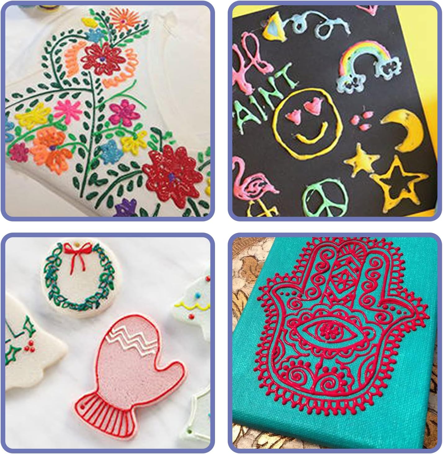 Ink Lab 3D Colori per Tessuti Permanenti 18 Colori 30ml - immagine 6