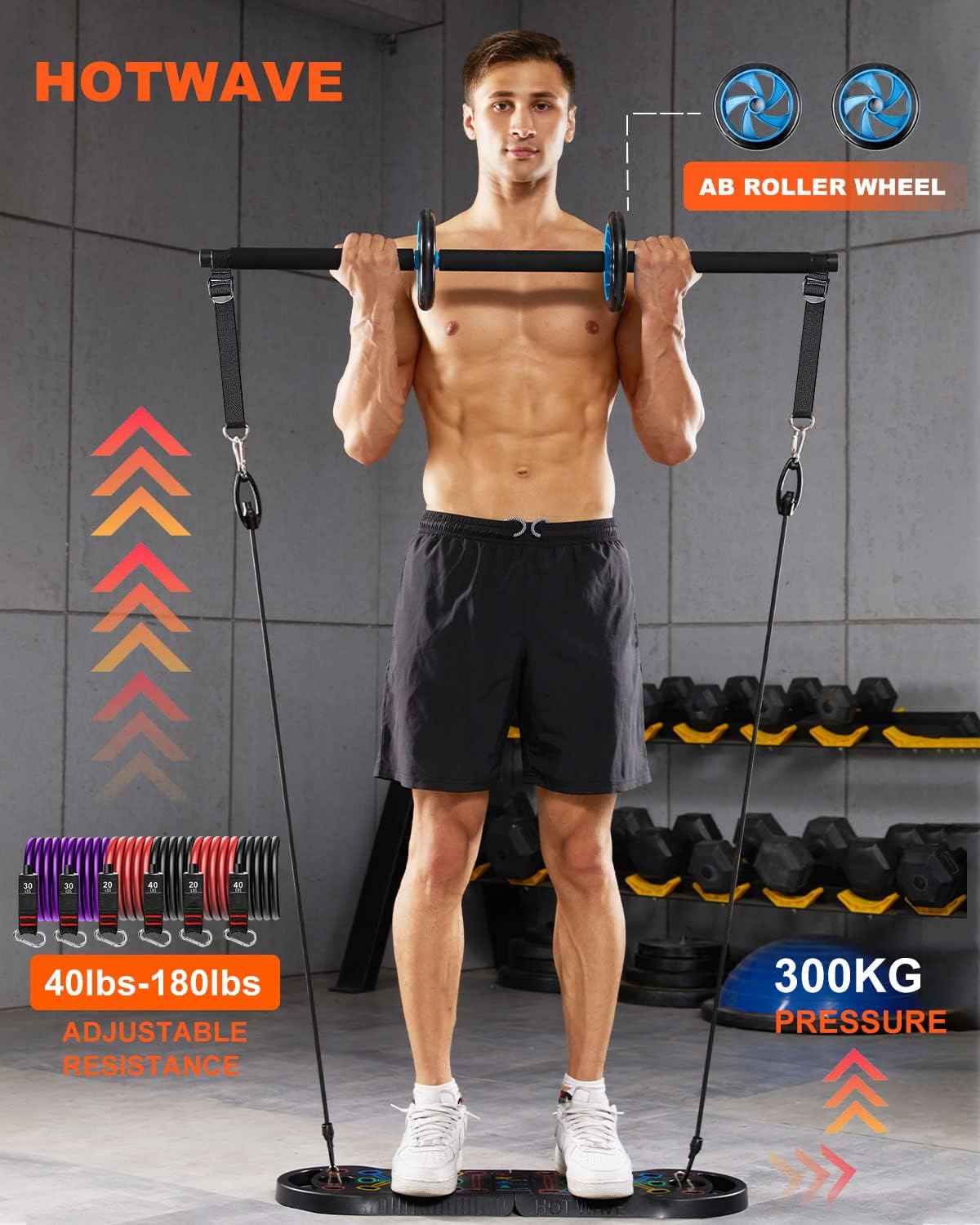 Hotwave Attrezzatura Portatile Esercizi 16 Accessori - immagine 4