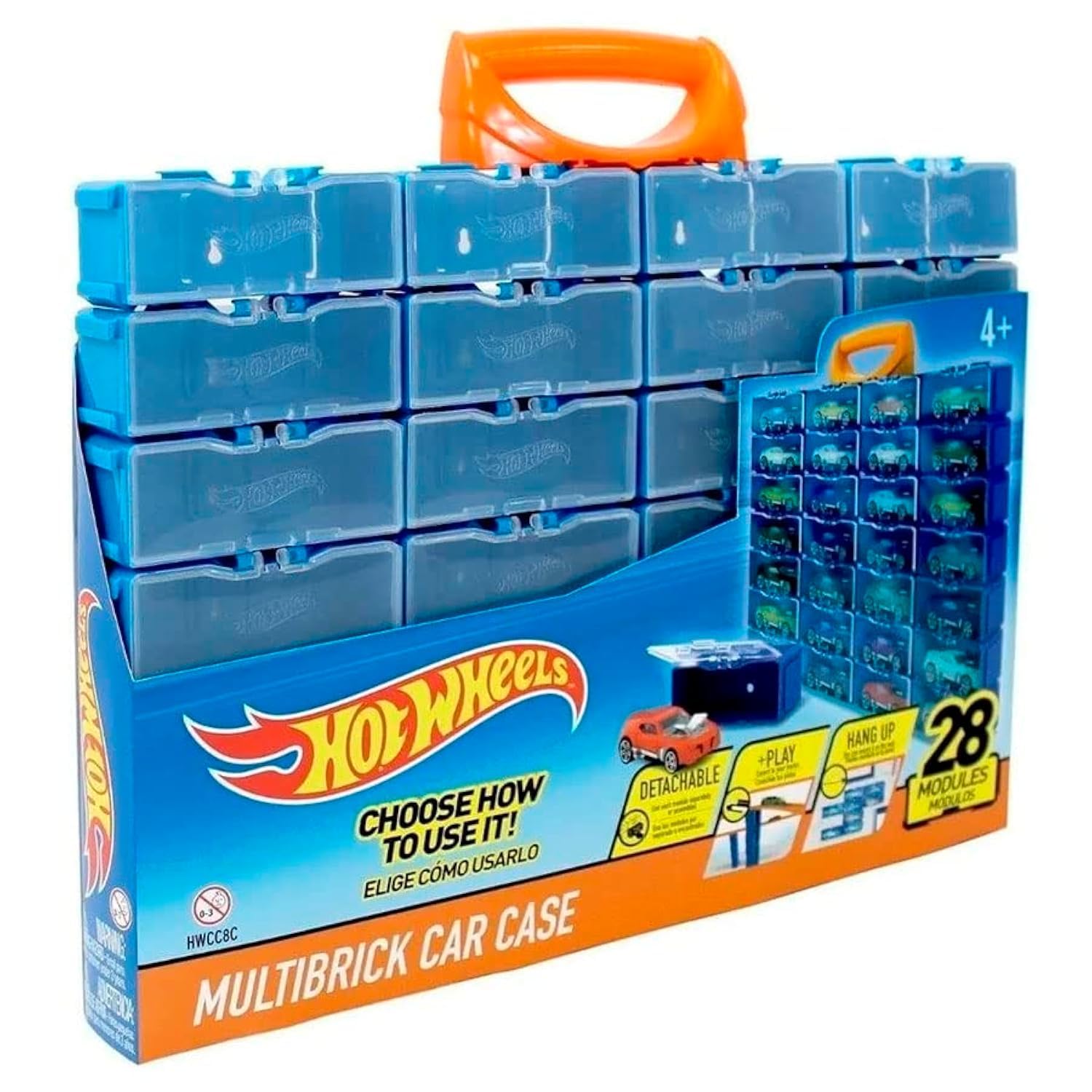 Hot Wheels Multibrick - Valigetta da Collezione 28 Auto