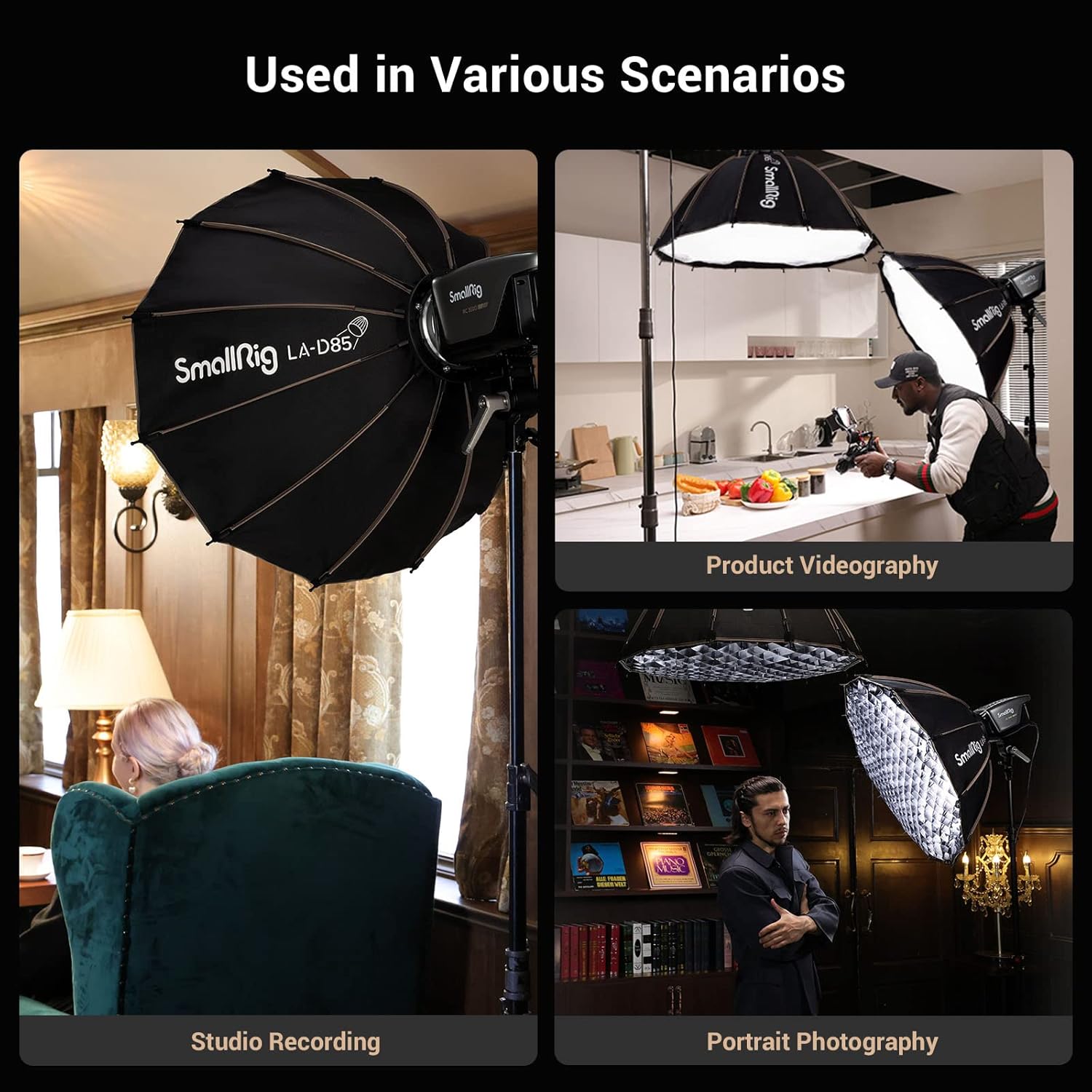 Smallrig Softbox Parabolico LA-D85 a Sgancio Rapido - immagine 6