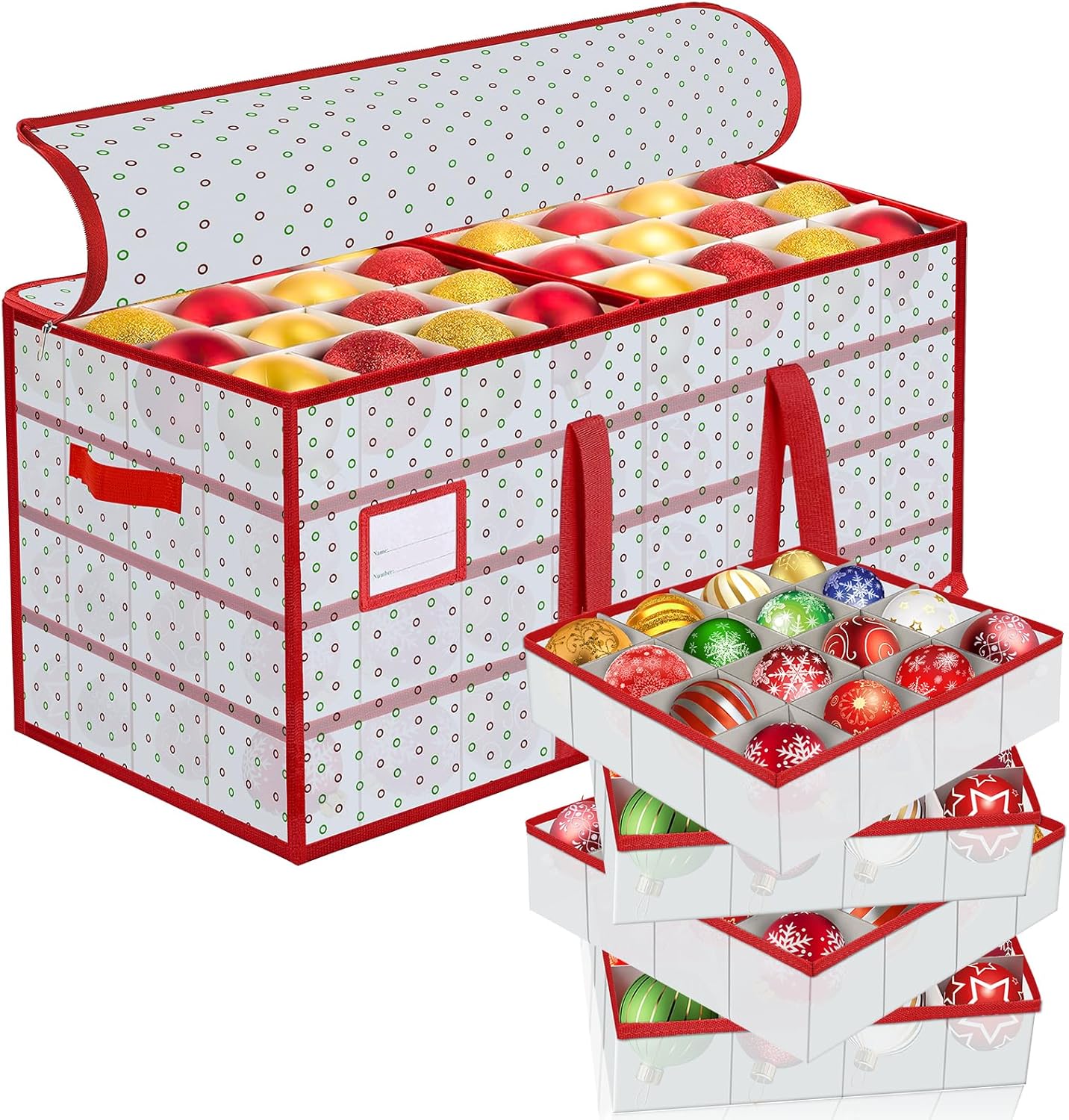 Contenitore Palline di Natale 128 Posti - immagine 1