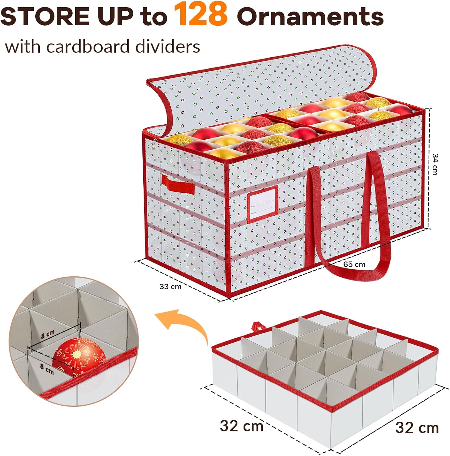 Contenitore Palline di Natale 128 Posti - immagine 5