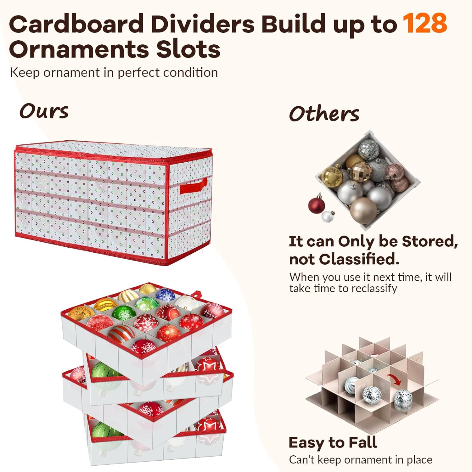 Contenitore Palline di Natale 128 Posti - immagine 6