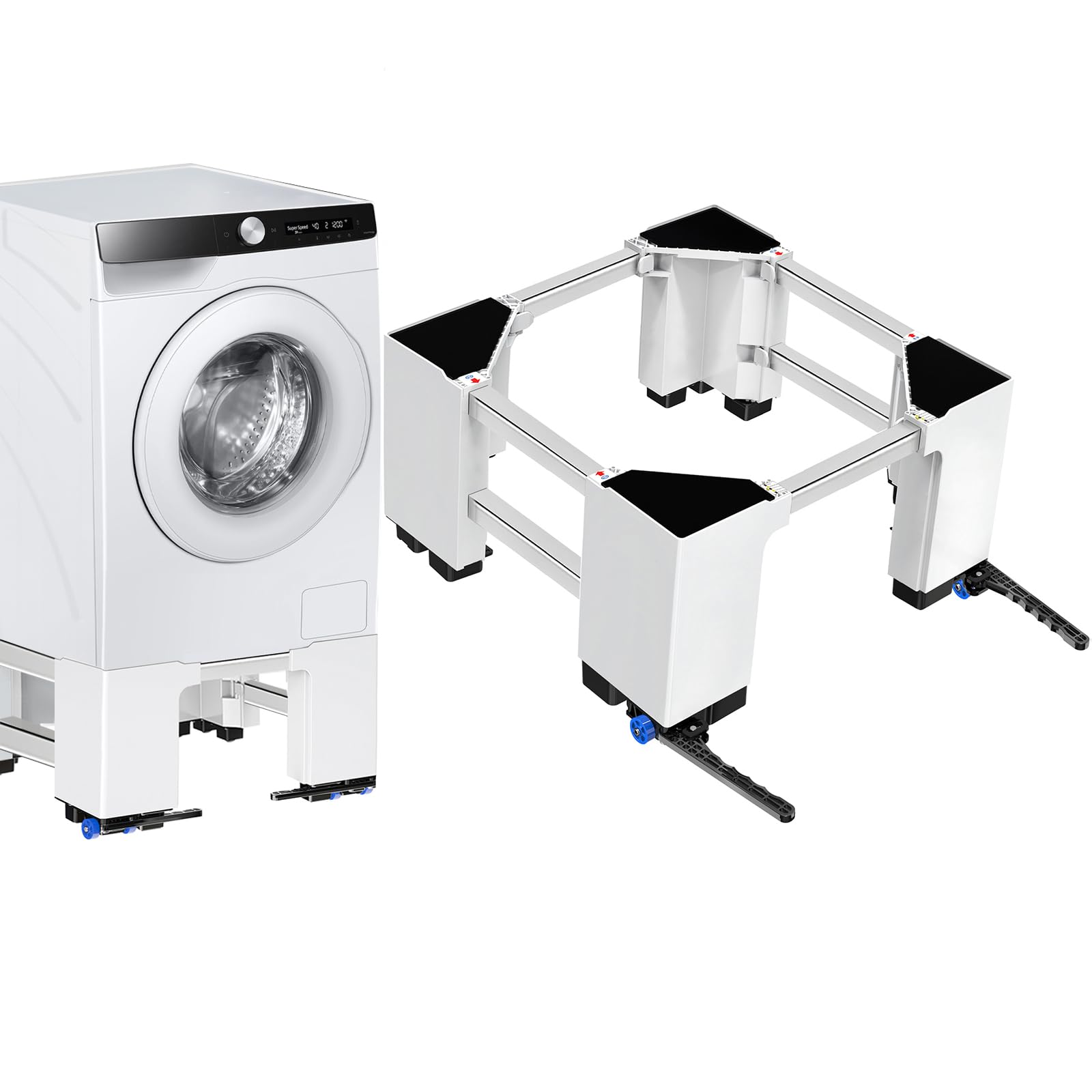 NIUXX Base per Lavatrice con Rotelle, 28cm