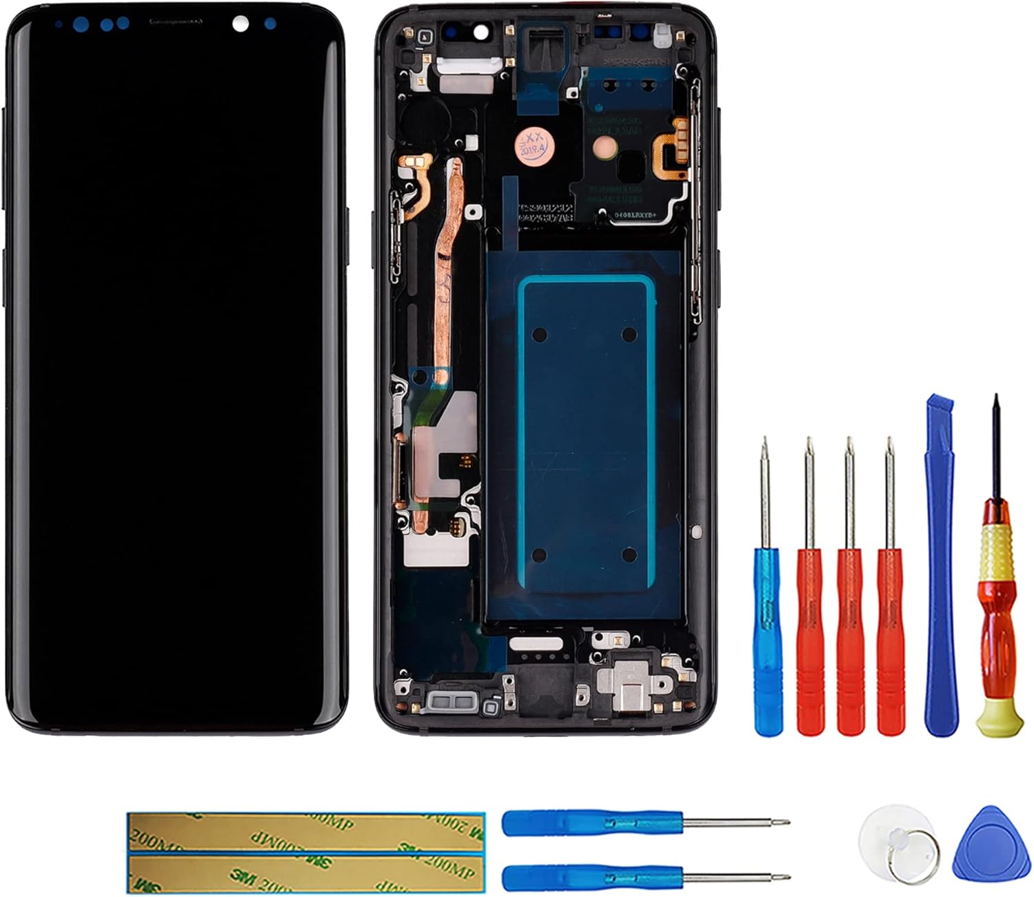 SWARK OLED LCD Touch Screen per Galaxy S9 SM-G960 - immagine 1