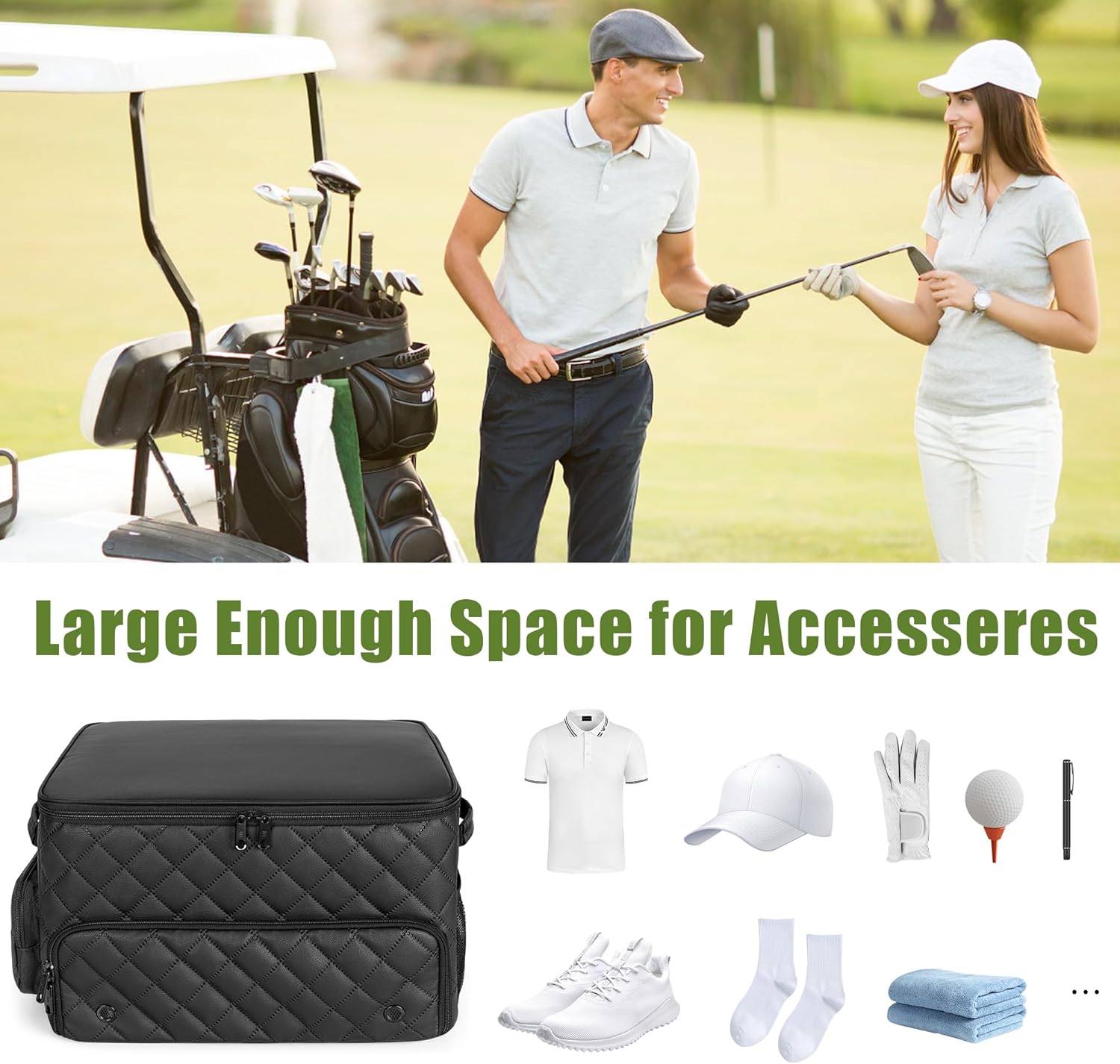 PGmoon Organizer Bagagliaio Golf 2 Strati - immagine 2
