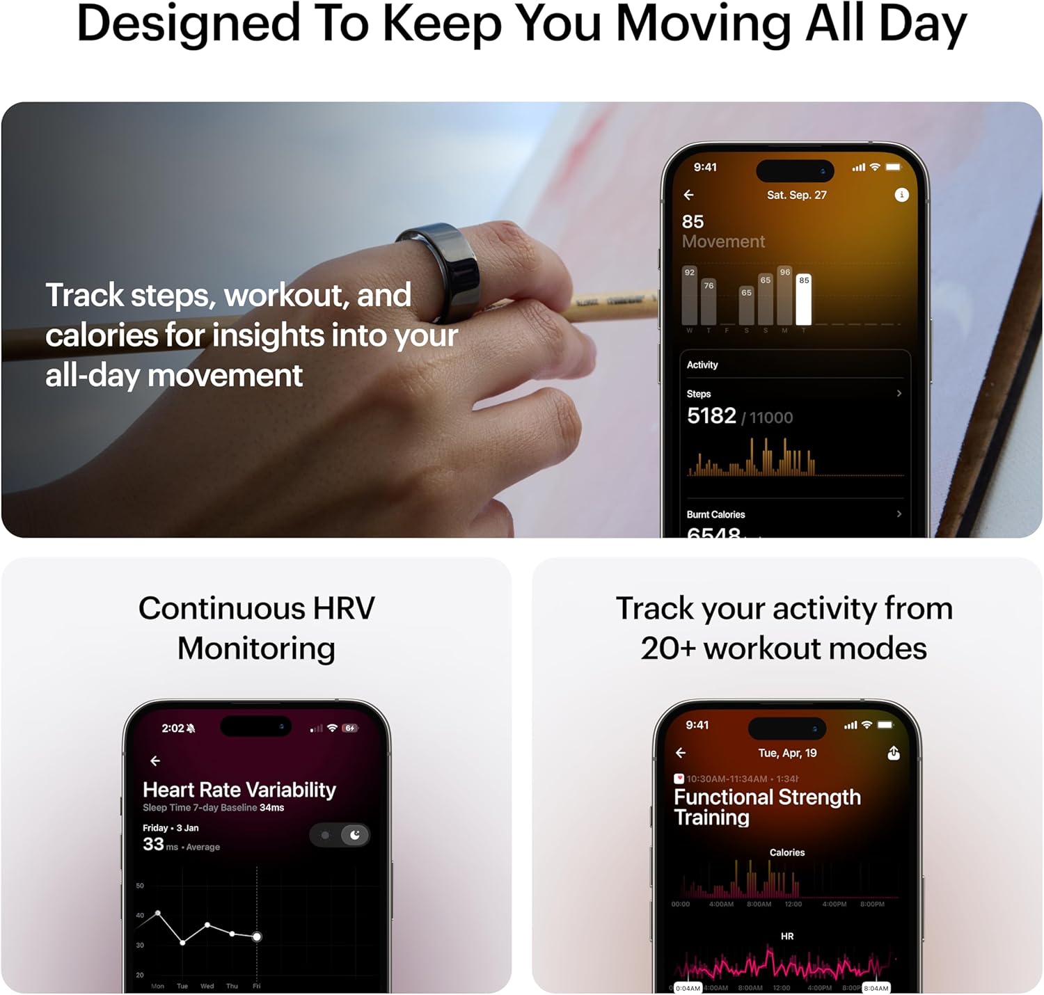 Ultrahuman Ring Air - Monitoraggio Avanzato - immagine 6