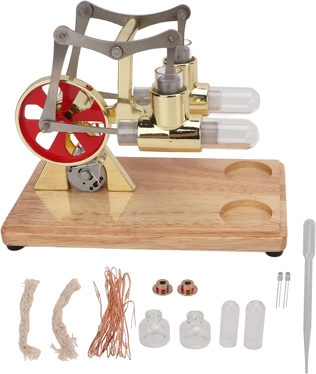 Fdit Motore Stirling Modello Bicilindrico - immagine 2