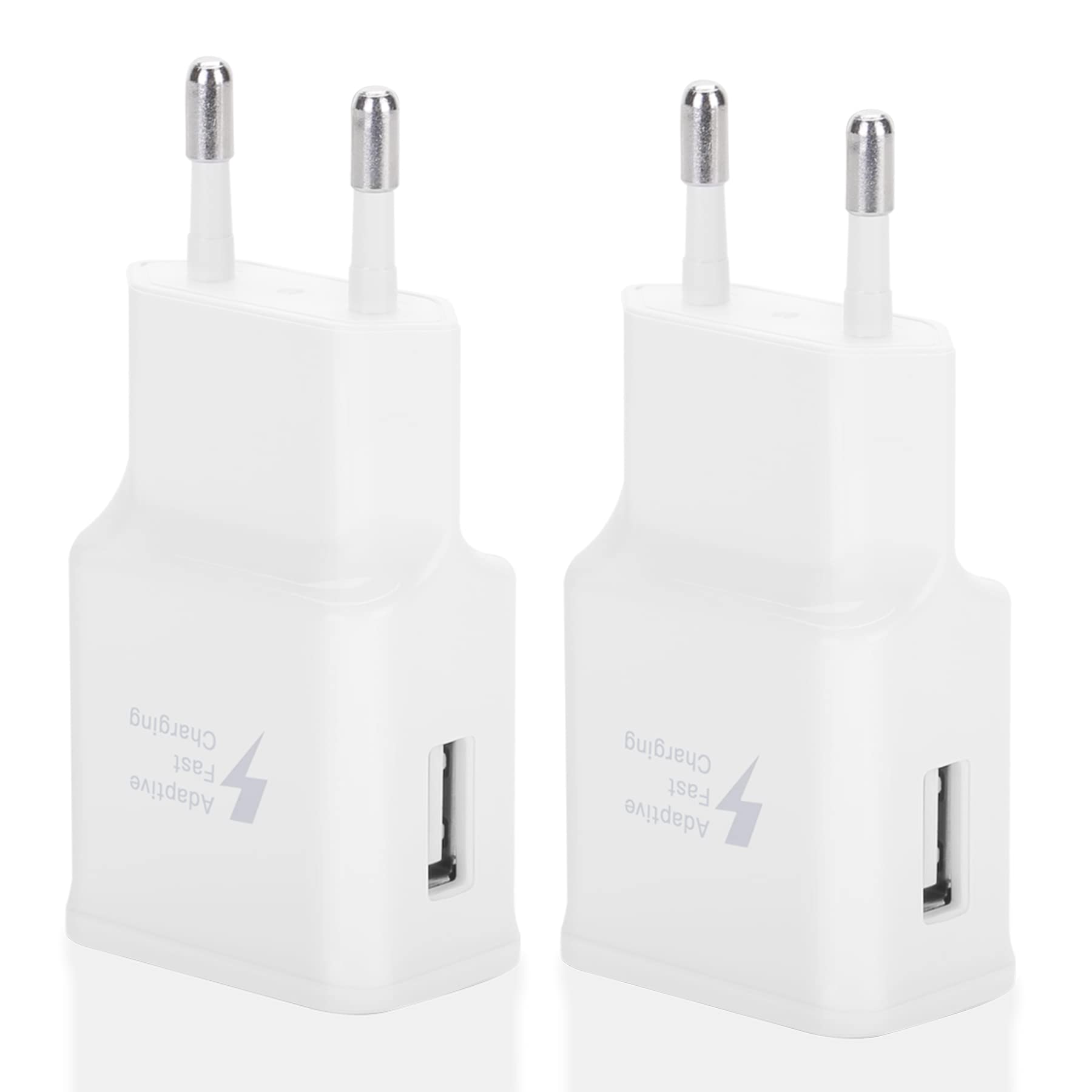 Caricabatterie USB Rapido Adattivo 2 Pezzi