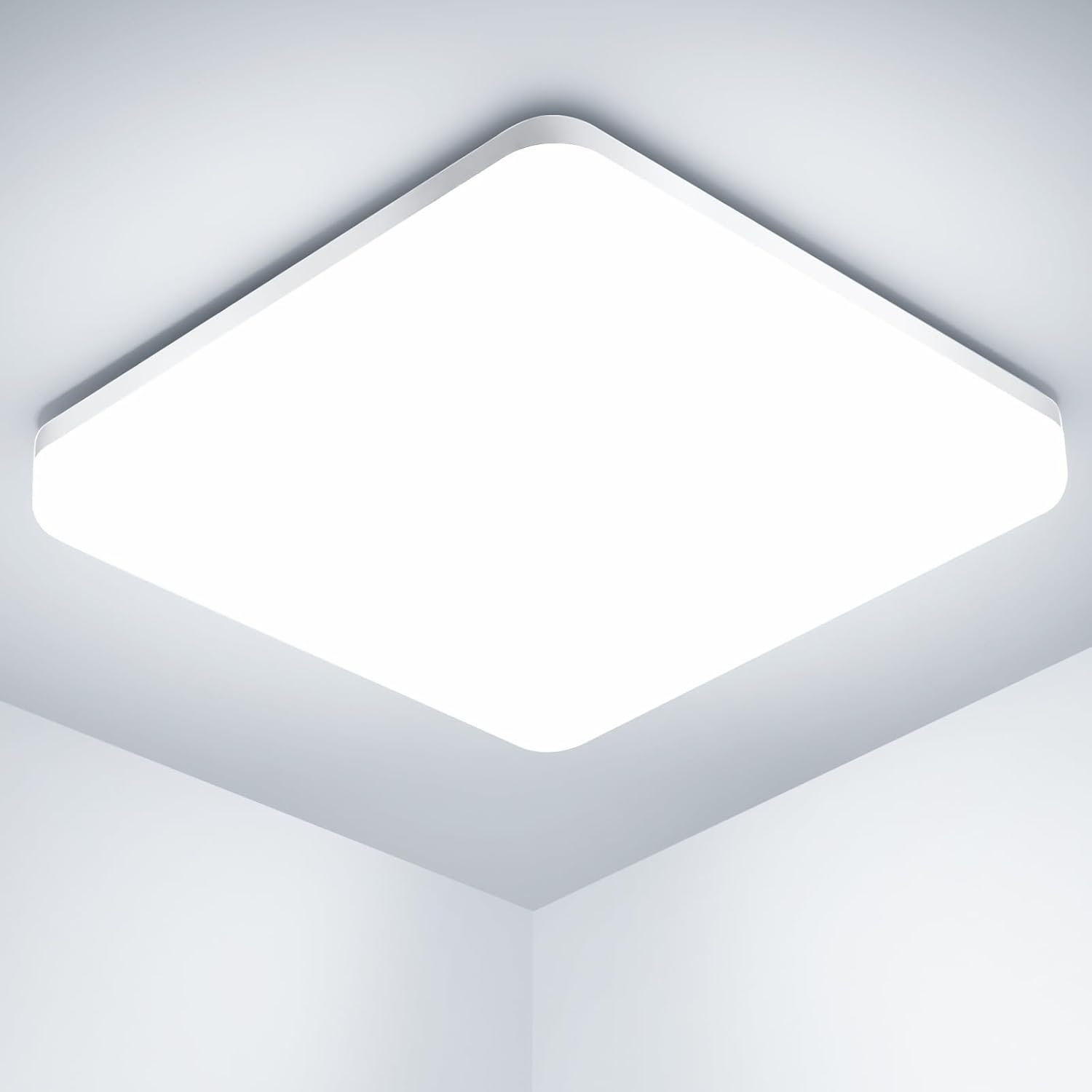 Plafoniera LED Soffitto Quadrata 20W 6500K 2000LM - immagine 1