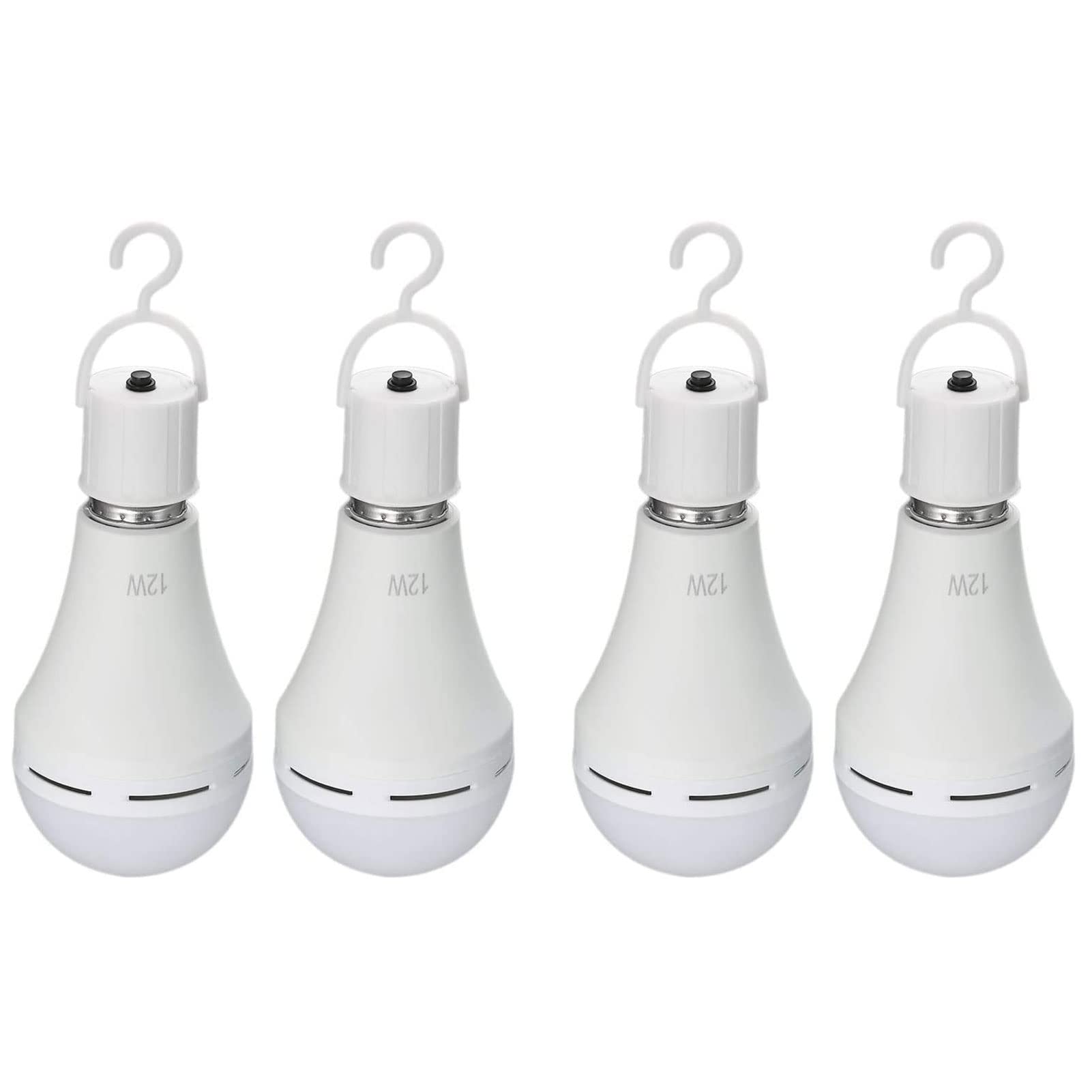 Lixada Lampadine LED E27 Ricaricabili 12W