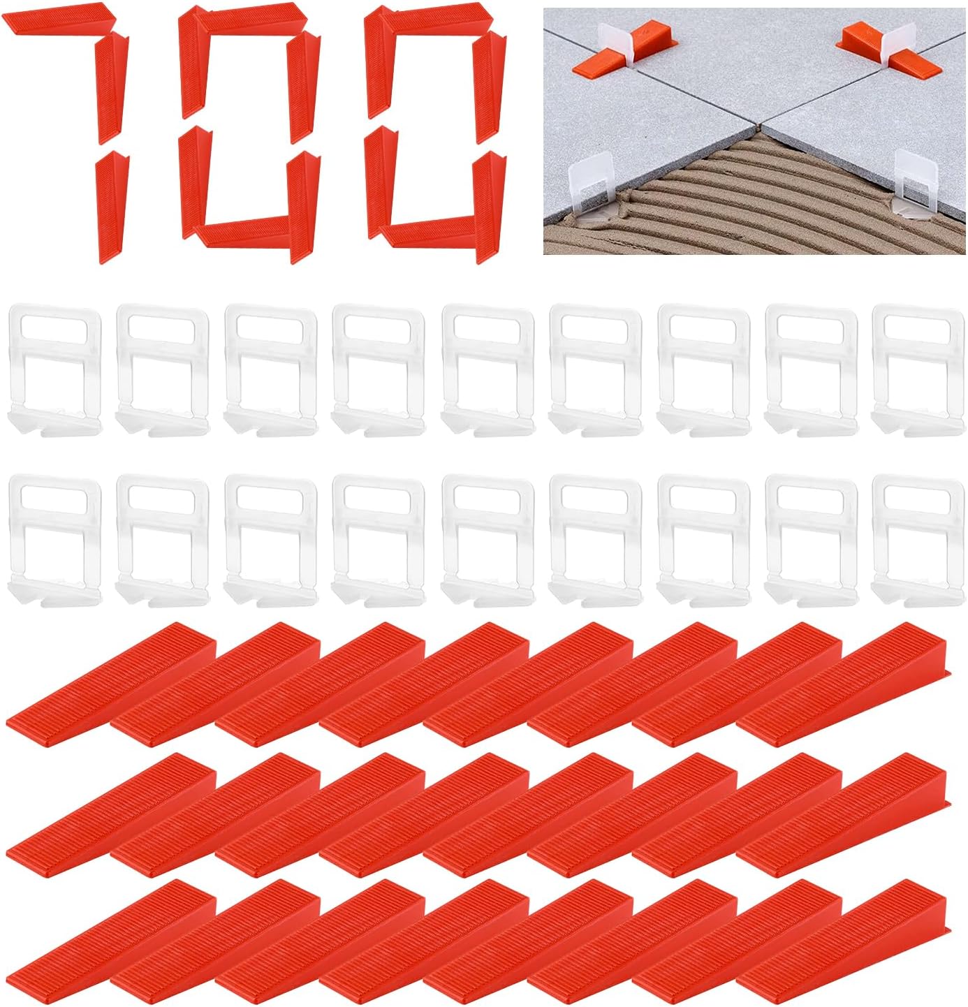 700 Pezzi Distanziatori per Piastrelle 1.5mm