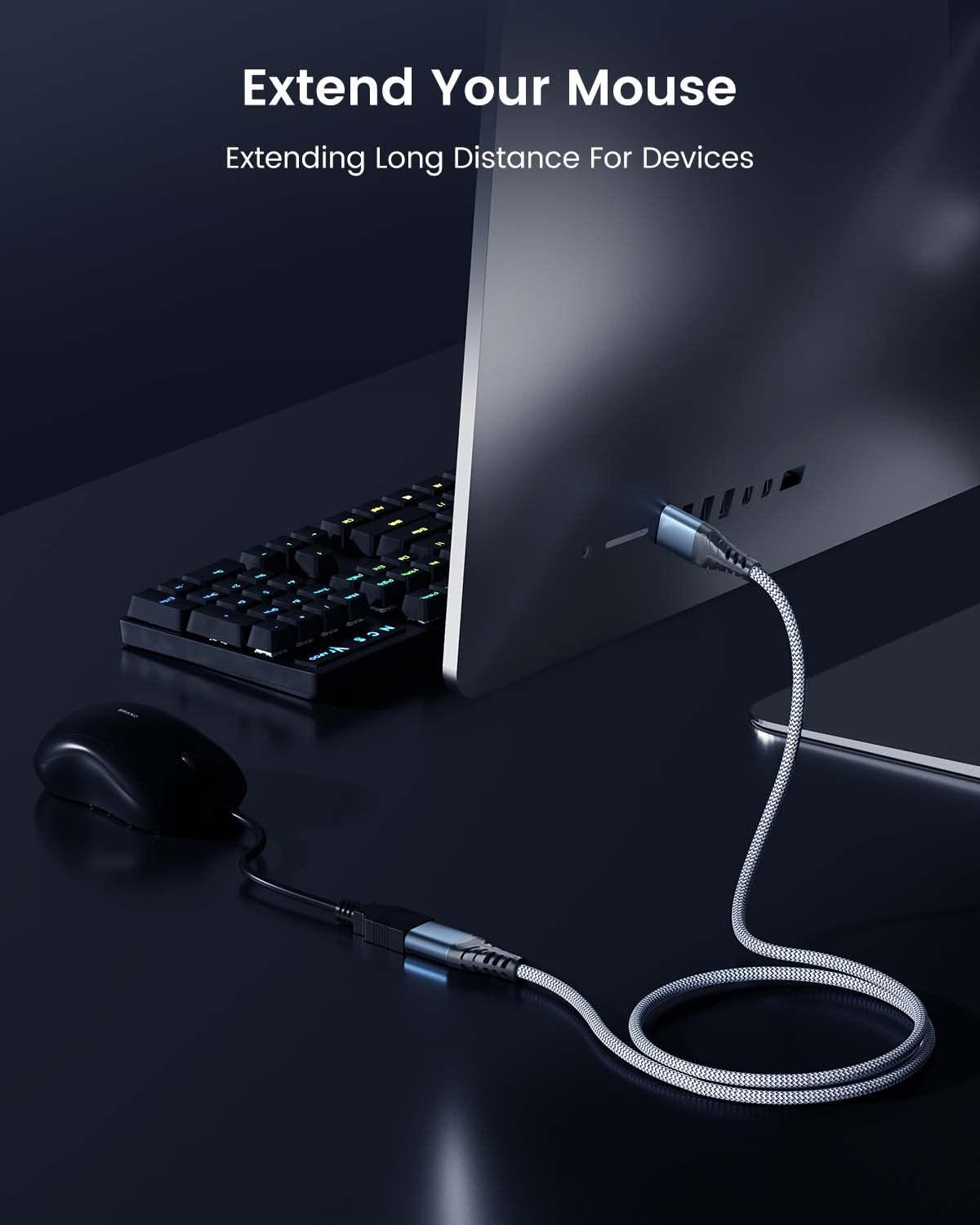 Andtobo Cavo Prolunga USB 3.0 - 2 Pack 2M - immagine 3