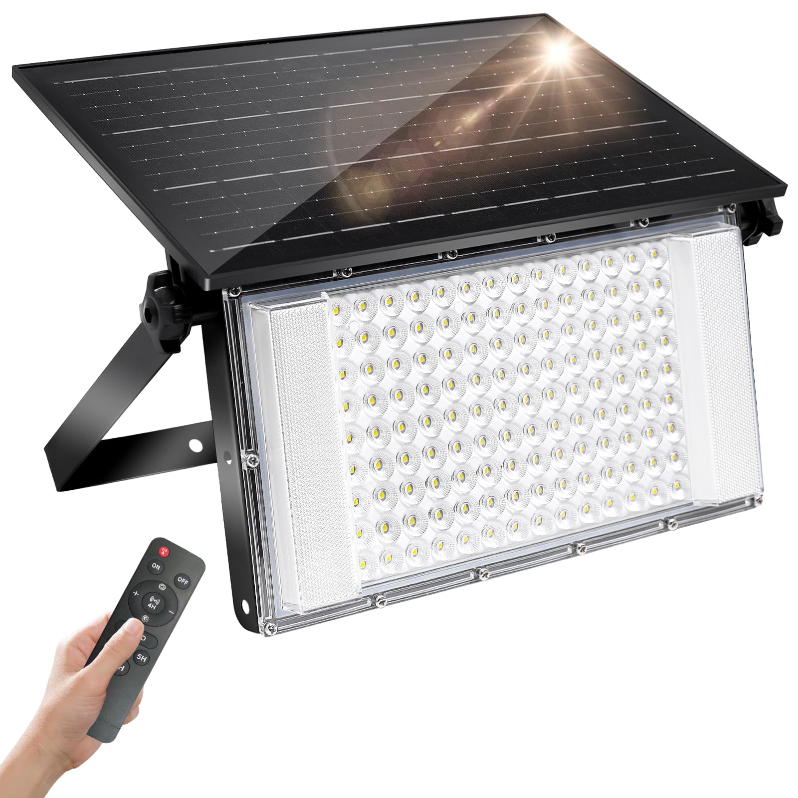 CREATESTAR Faretto Led Solare 150W con Sensore Movimento