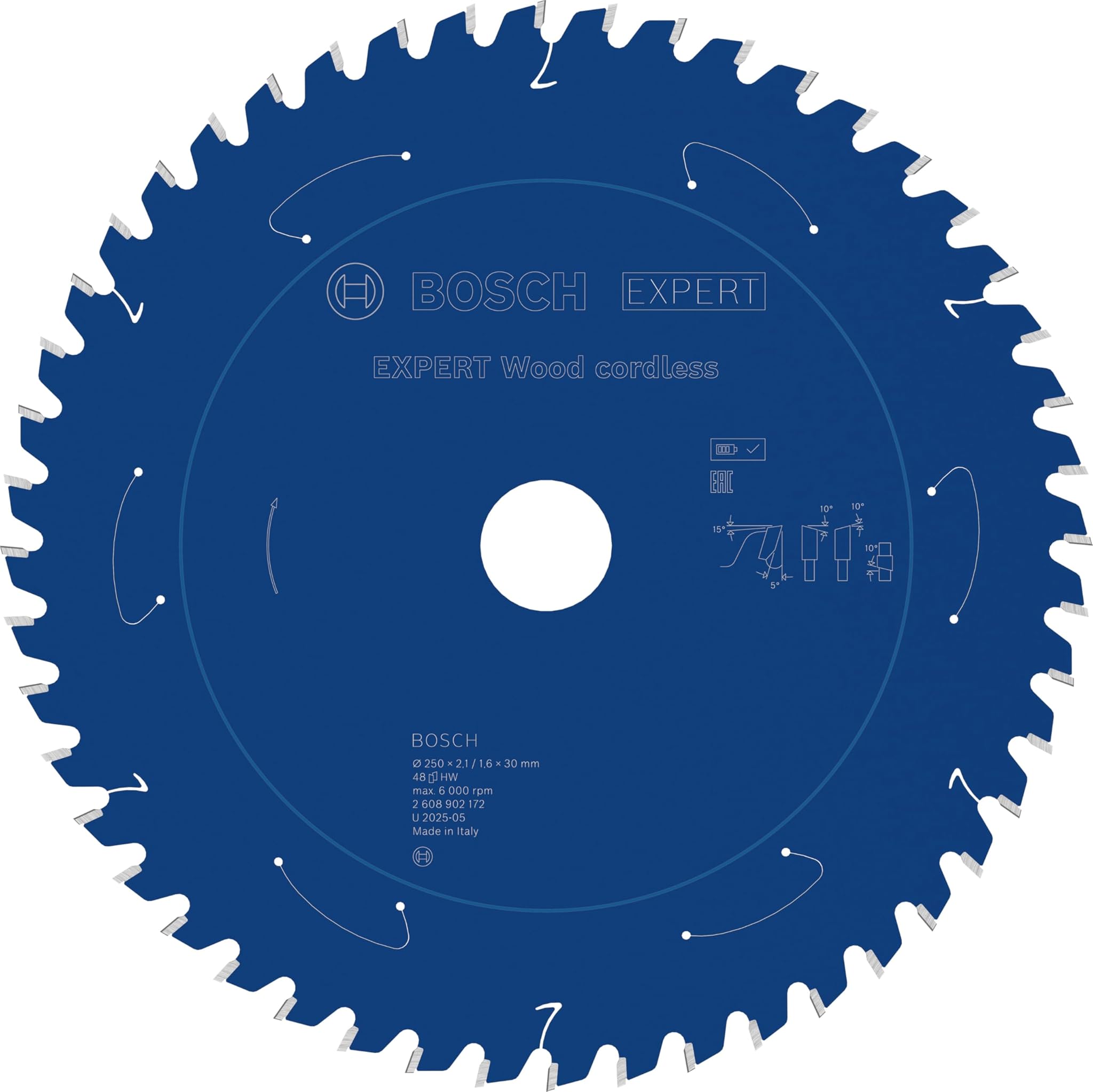 Bosch Lama Sega Circolare EXPERT Wood Cordless