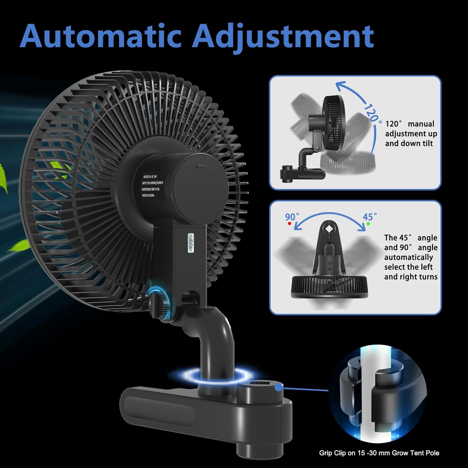 Brogachy 150mm Set di Ventilazione con Ventola 10W - immagine 5