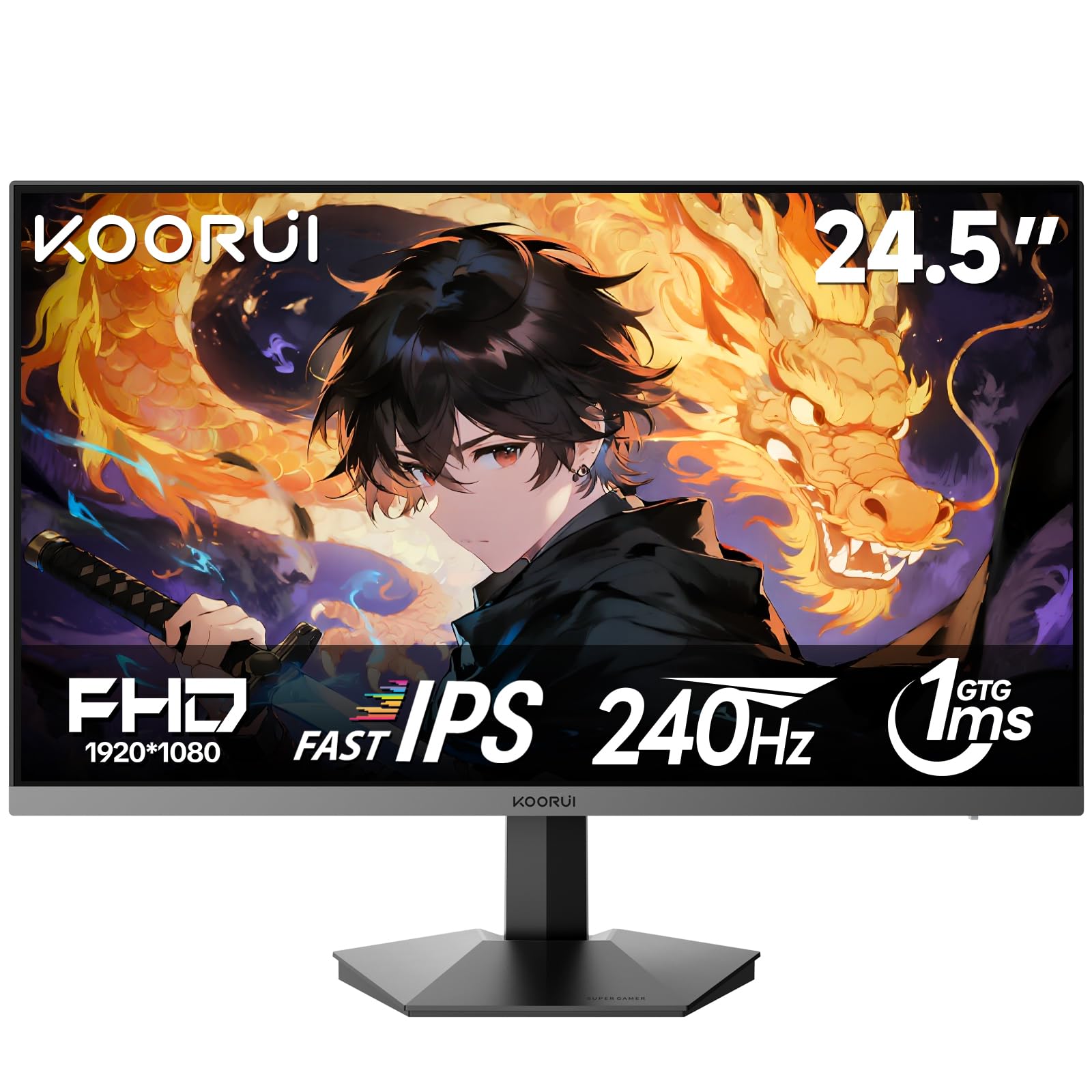 KOORUI Monitor da 24,5 pollici