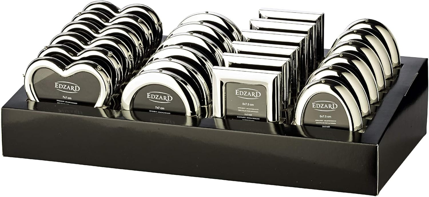 Edzard Display con 24 Cornici Placcate d'Argento - immagine 1