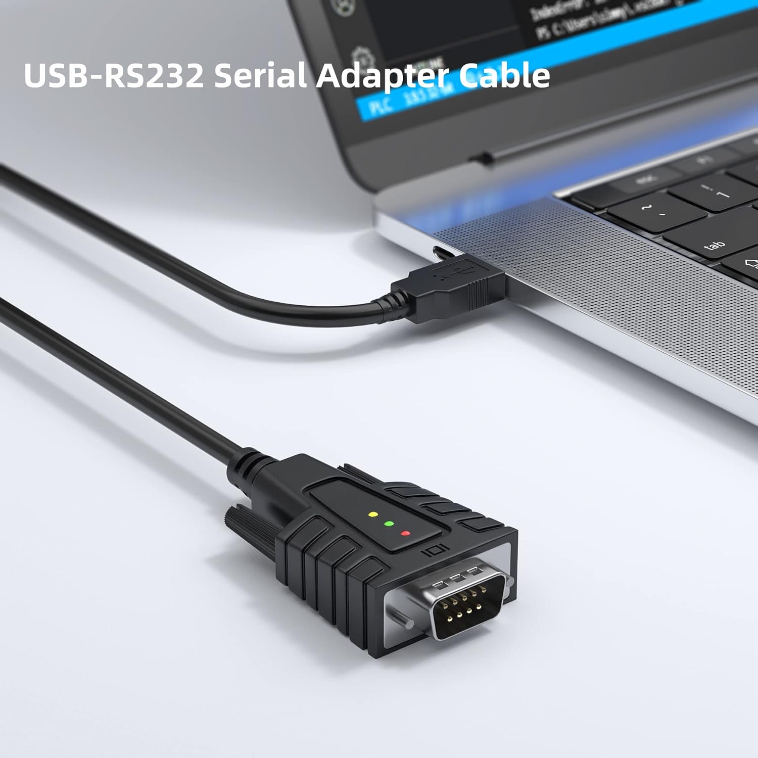 USB232A-B-A - Adattatore USB a Seriale/RS232 (DB9) - immagine 3