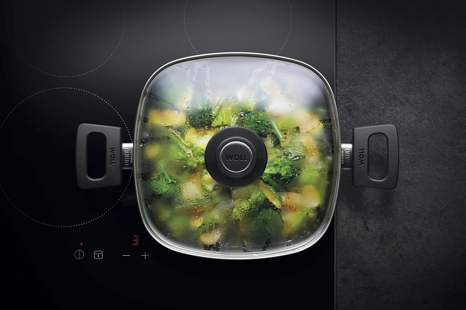 Woll, Rostiera Quadrata con Doppio Manico, 4 Litri, 24 cm - immagine 3