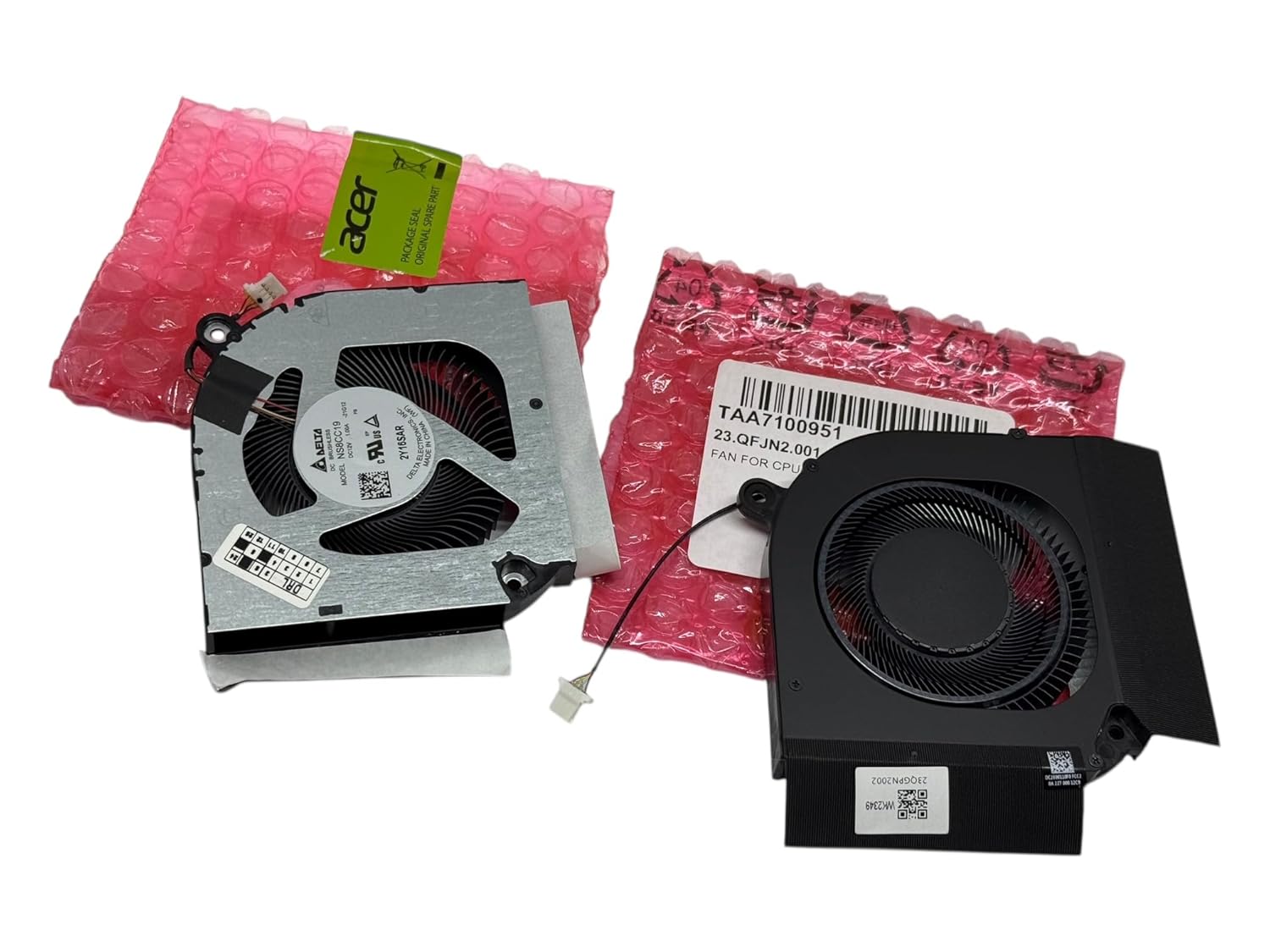 SET Ventola CPU + GPU Originale per Acer Nitro 5 - immagine 5