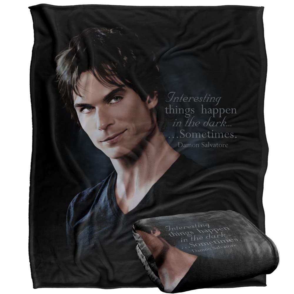 VAMPIRE DIARIES Coperta Super Morbida Modello DAMON