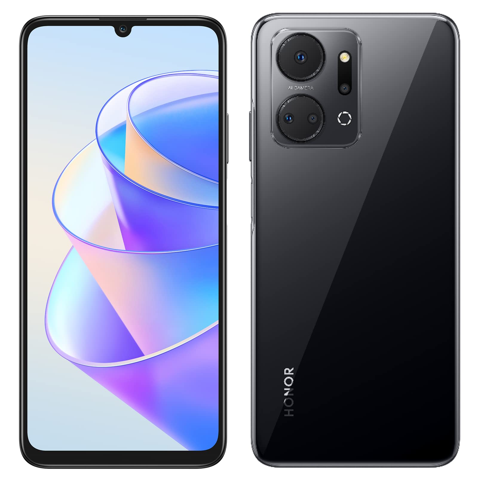 Honor X7a 4G Smartphone 4GB 128GB, Nero