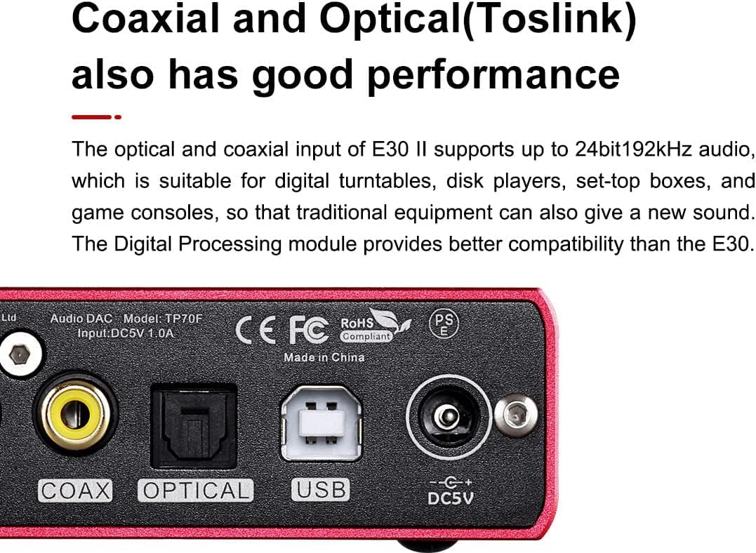 Topping E30II DAC USB Hi-Res (nero) - immagine 6