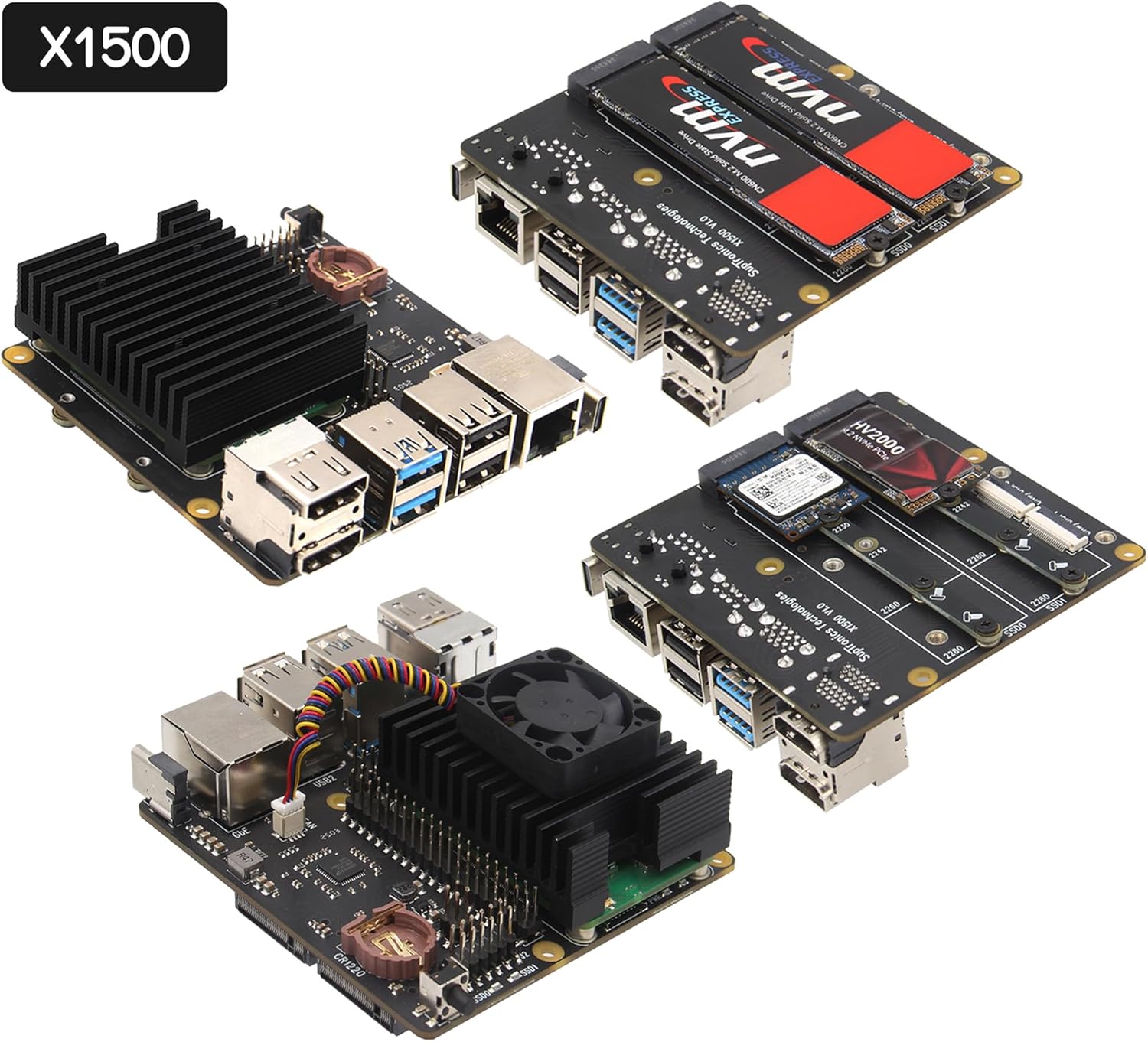 Geekworm X1500 CM5 IO Carrier Board per Raspberry Pi - immagine 4