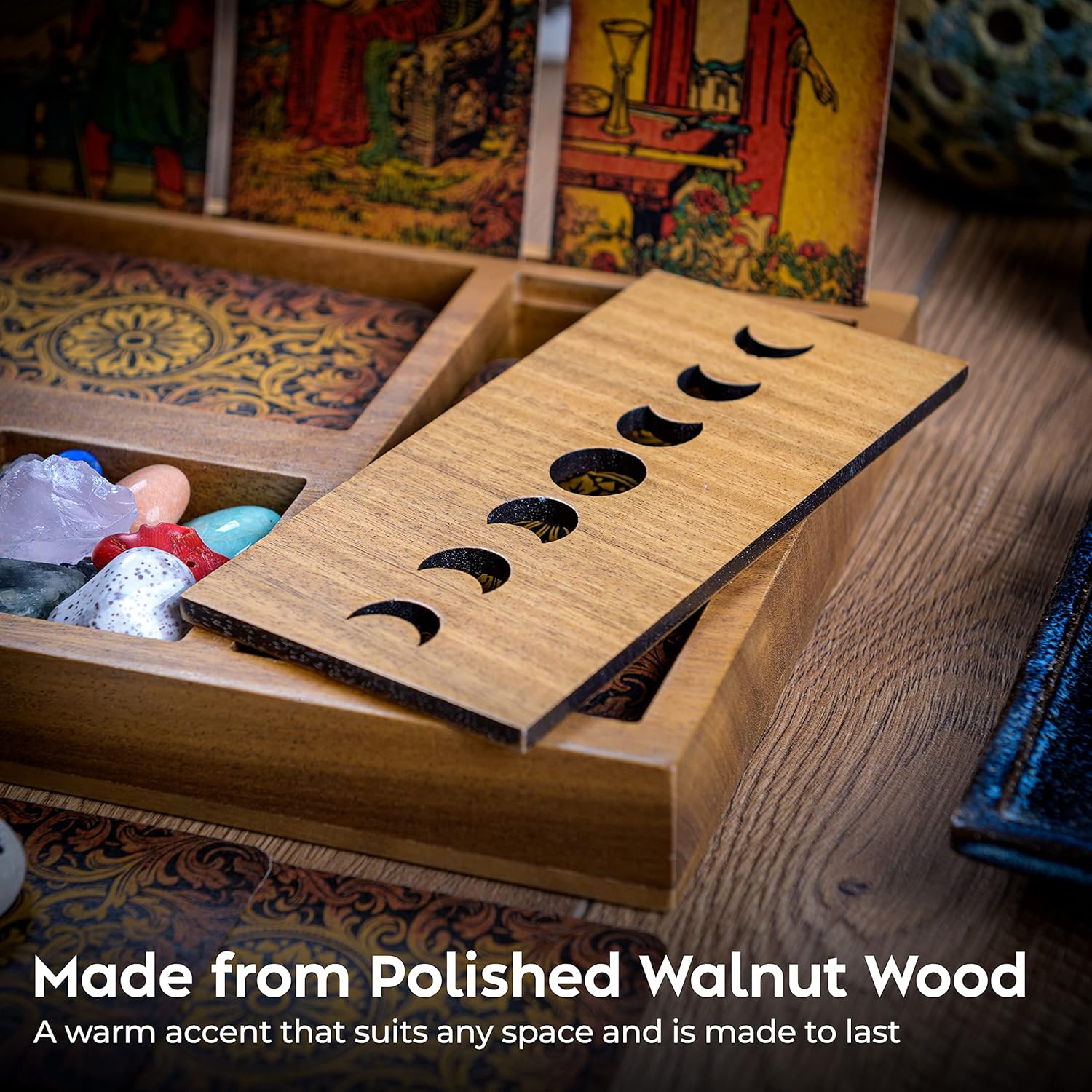 Curawood Supporto per Carte di Tarocchi in Legno - immagine 4