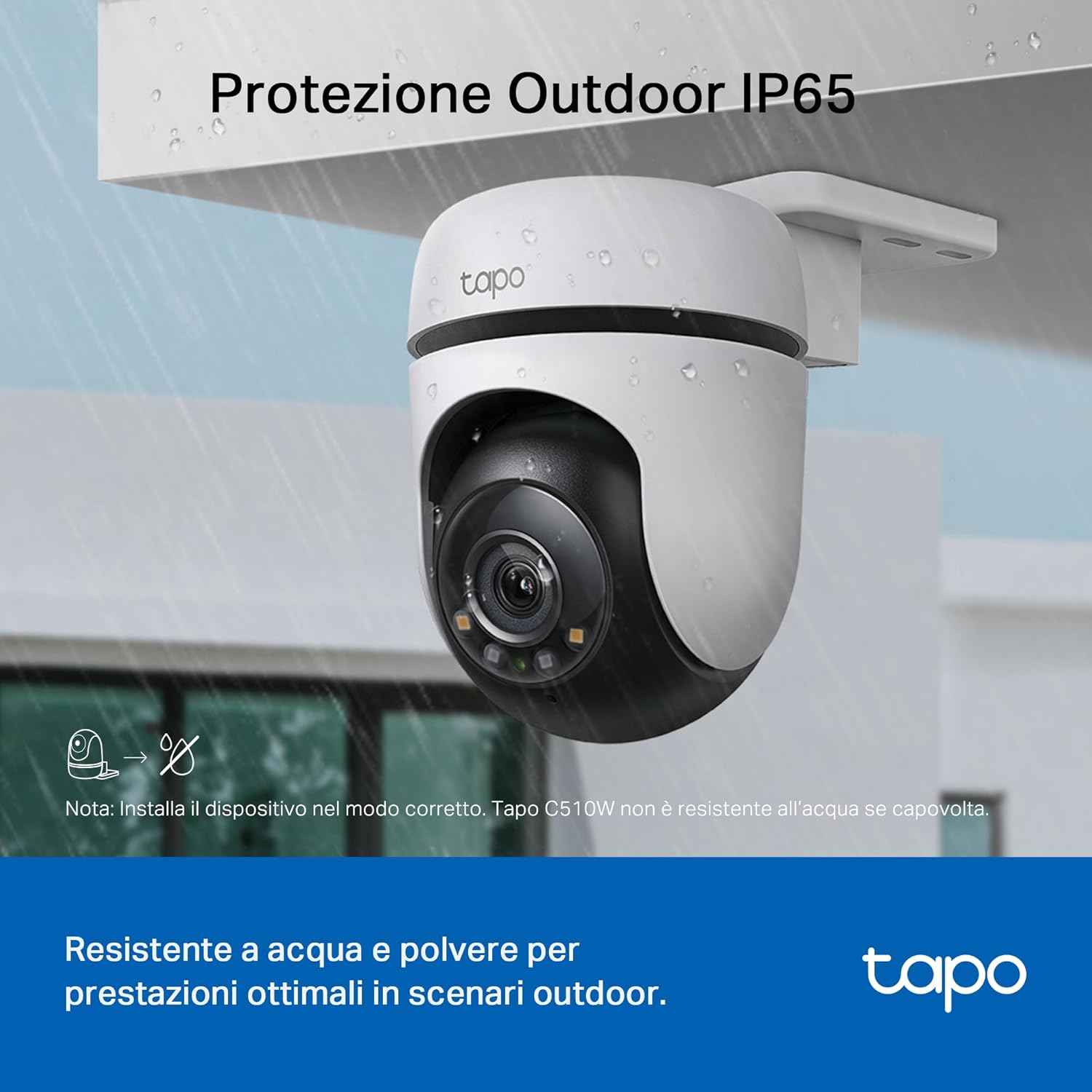Tapo C510W Telecamera WiFi Esterno 2K 3MP - immagine 7