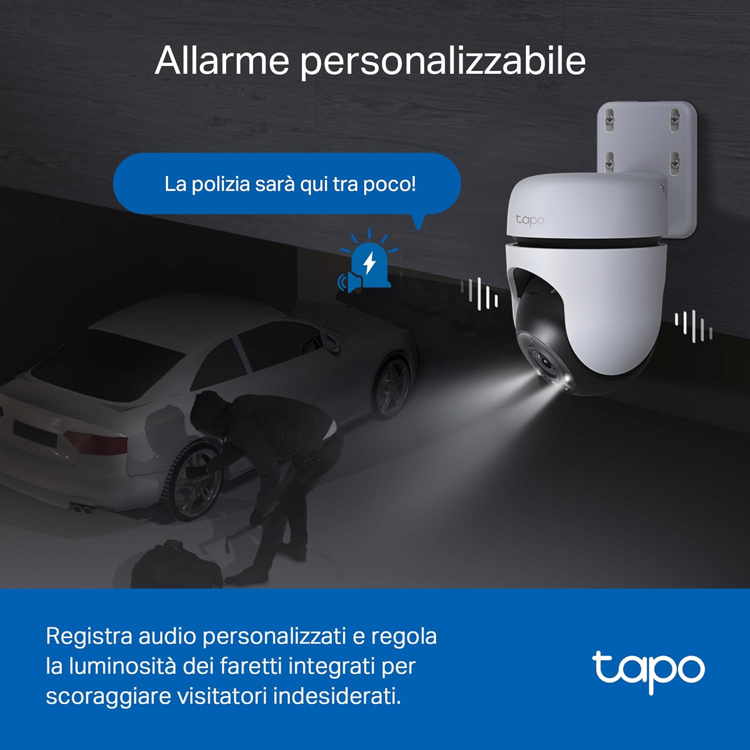 Tapo C510W Telecamera WiFi Esterno 2K 3MP - immagine 8