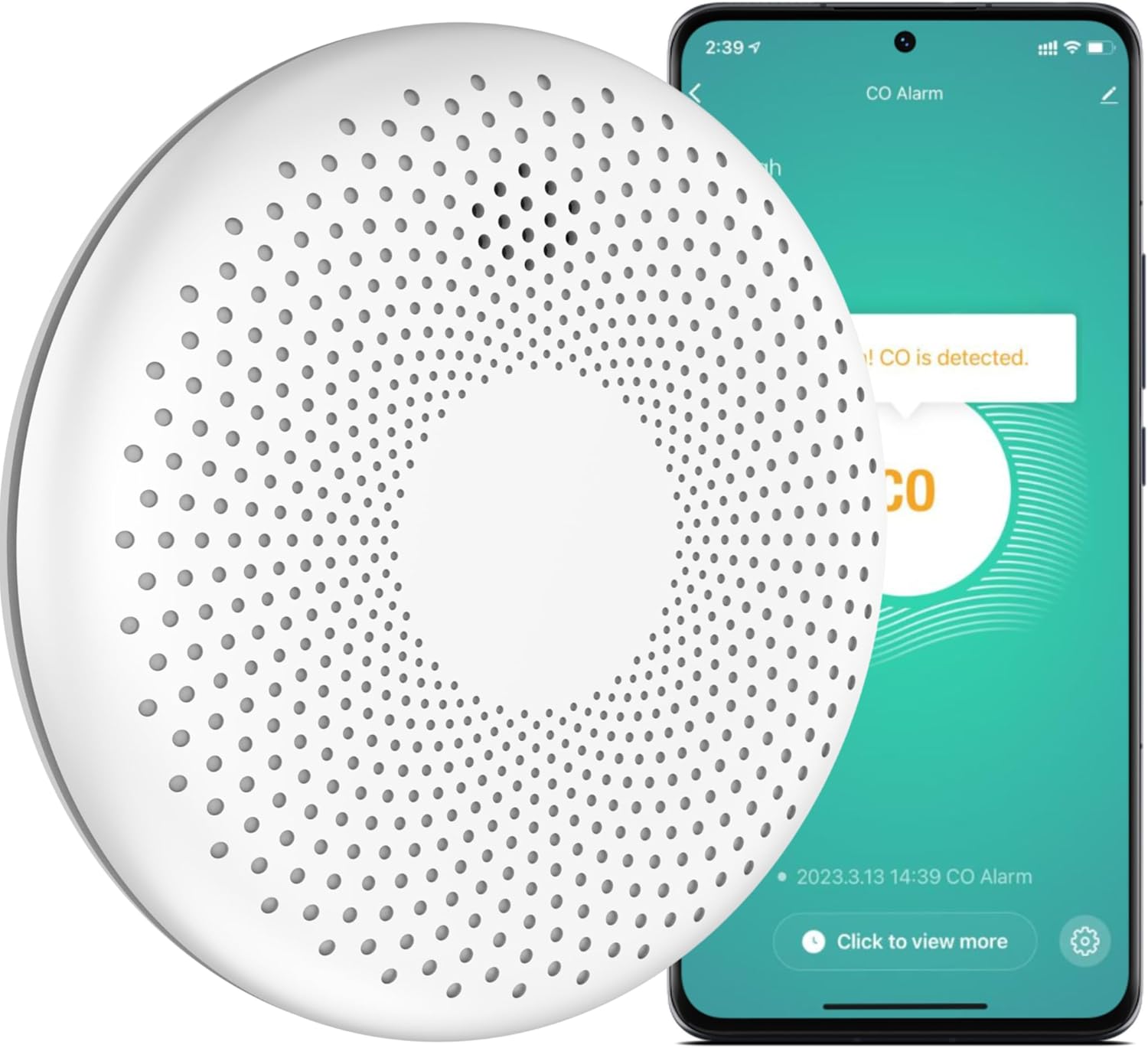 Aroha Smart Connect Rilevatore Fumo e CO WiFi - immagine 1