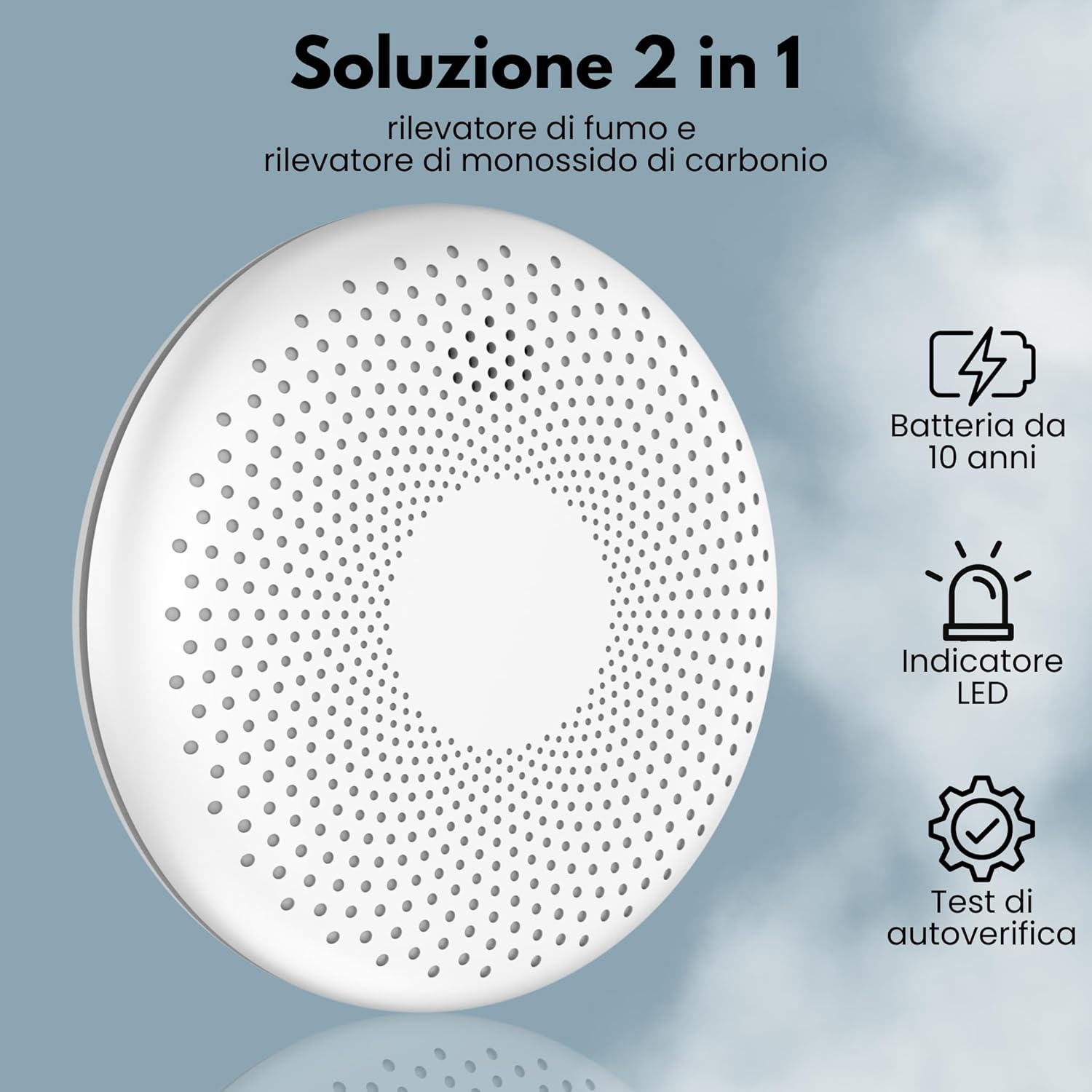 Aroha Smart Connect Rilevatore Fumo e CO WiFi - immagine 4