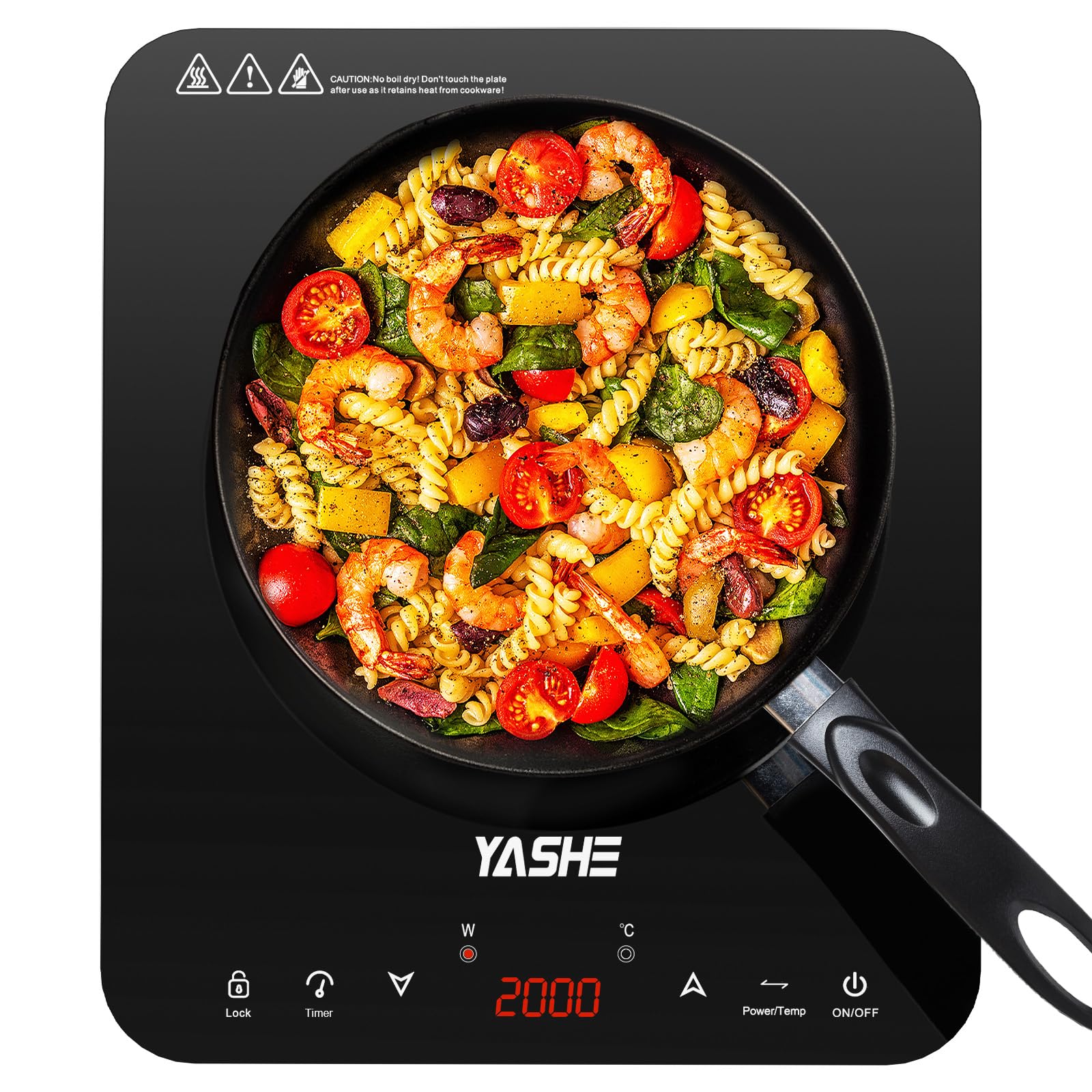 Yashe Piastra a Induzione Portatile Singola 2000W