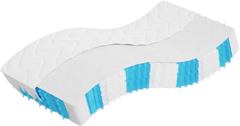 vidaXL Materasso a Molle Insacchettate Medio Rigido 80x200 cm