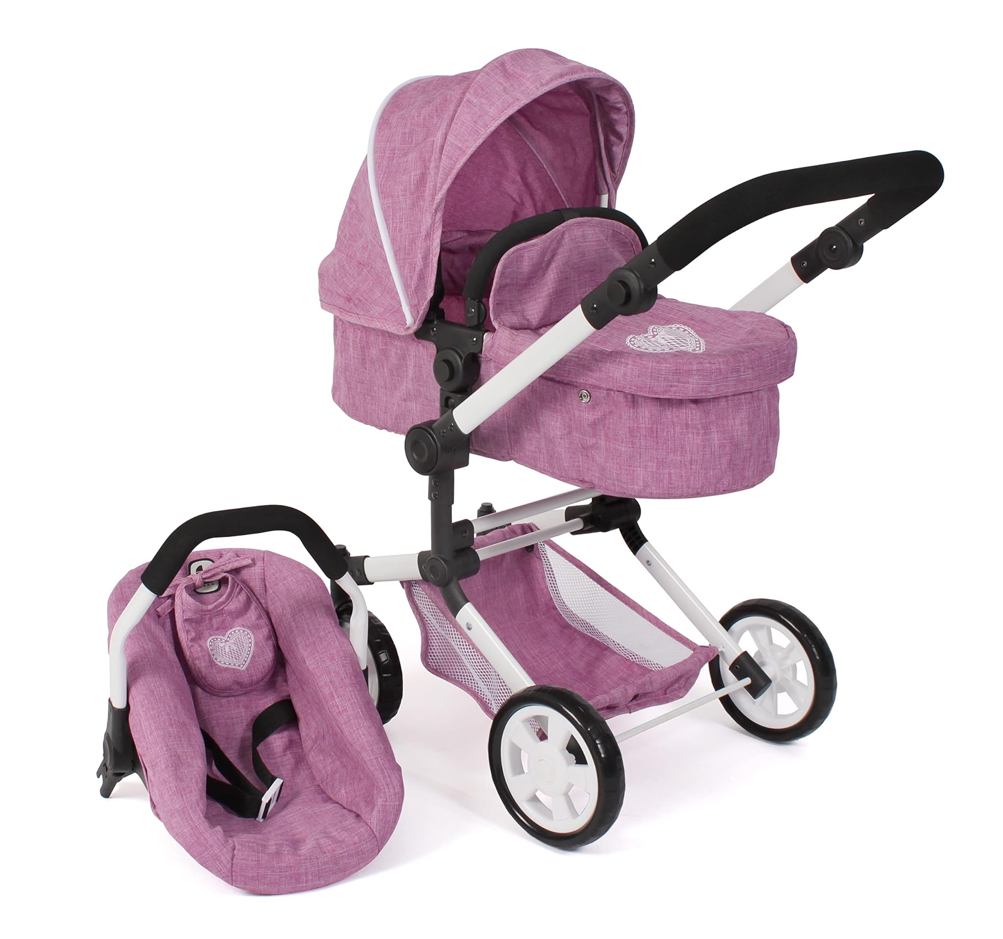 Bayer Chic 2000 - Passeggino per Bambole Linus 3 in 1