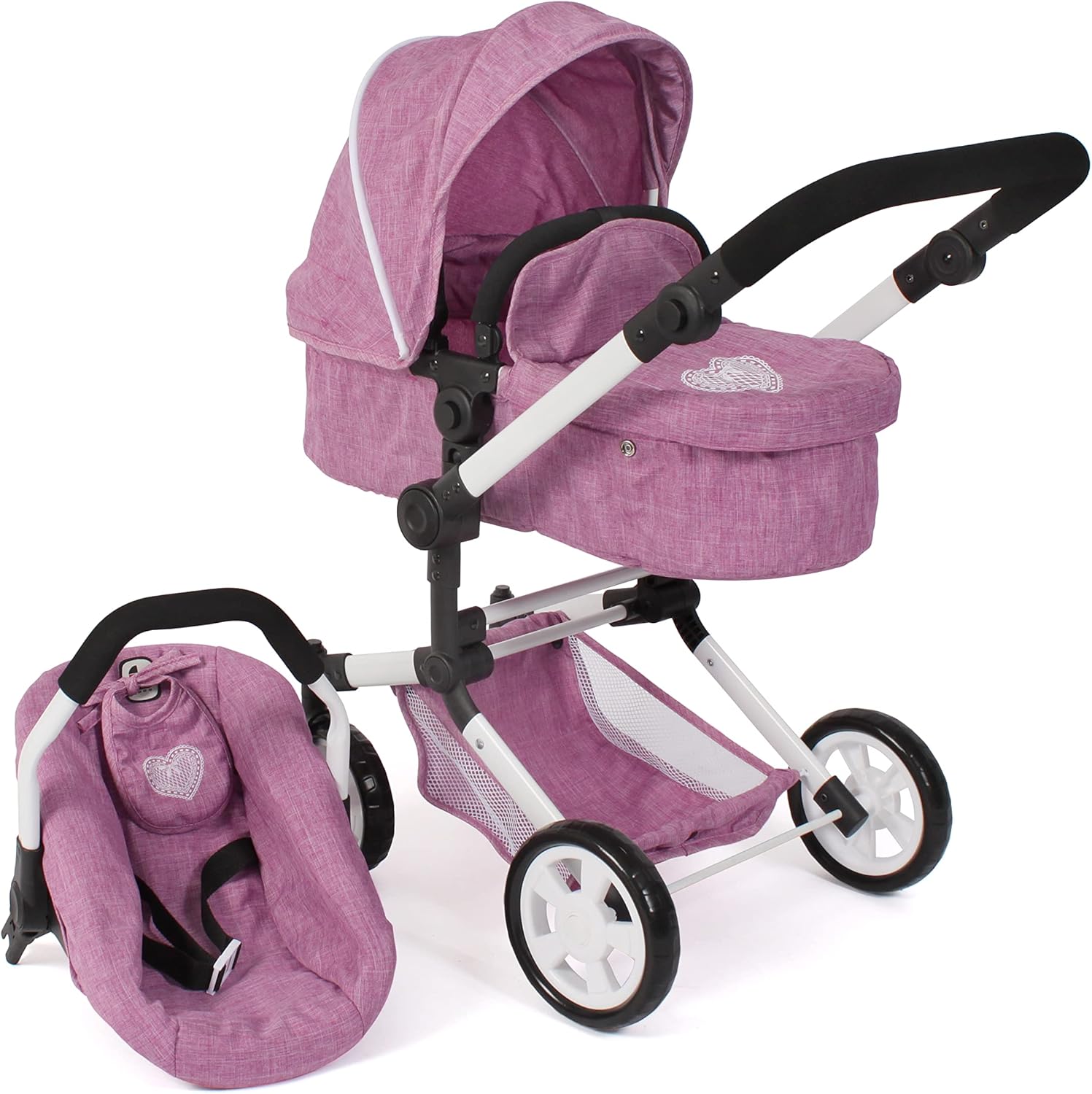 Bayer Chic 2000 - Passeggino per Bambole Linus 3 in 1 - immagine 1