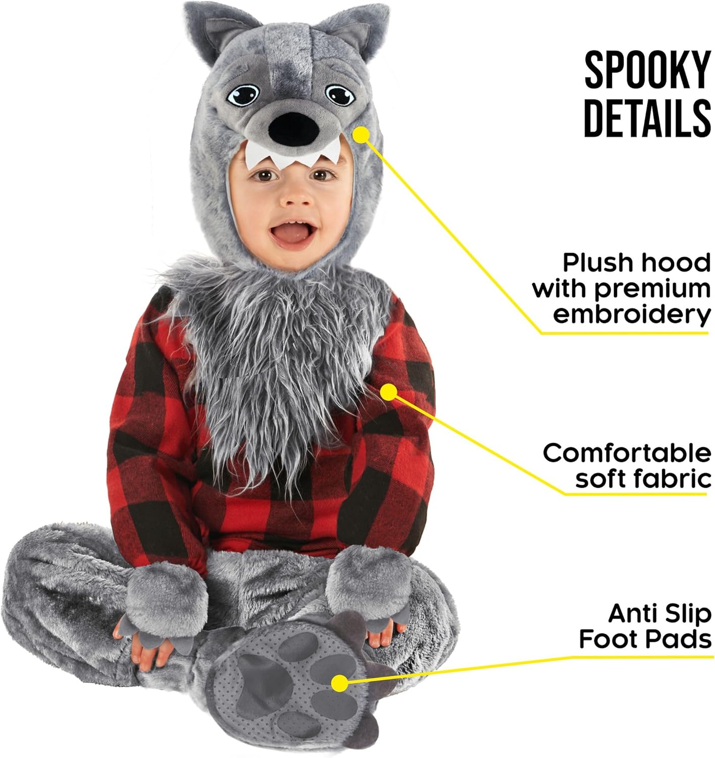 Morph Costume Lupo Mannaro Bambino - immagine 3