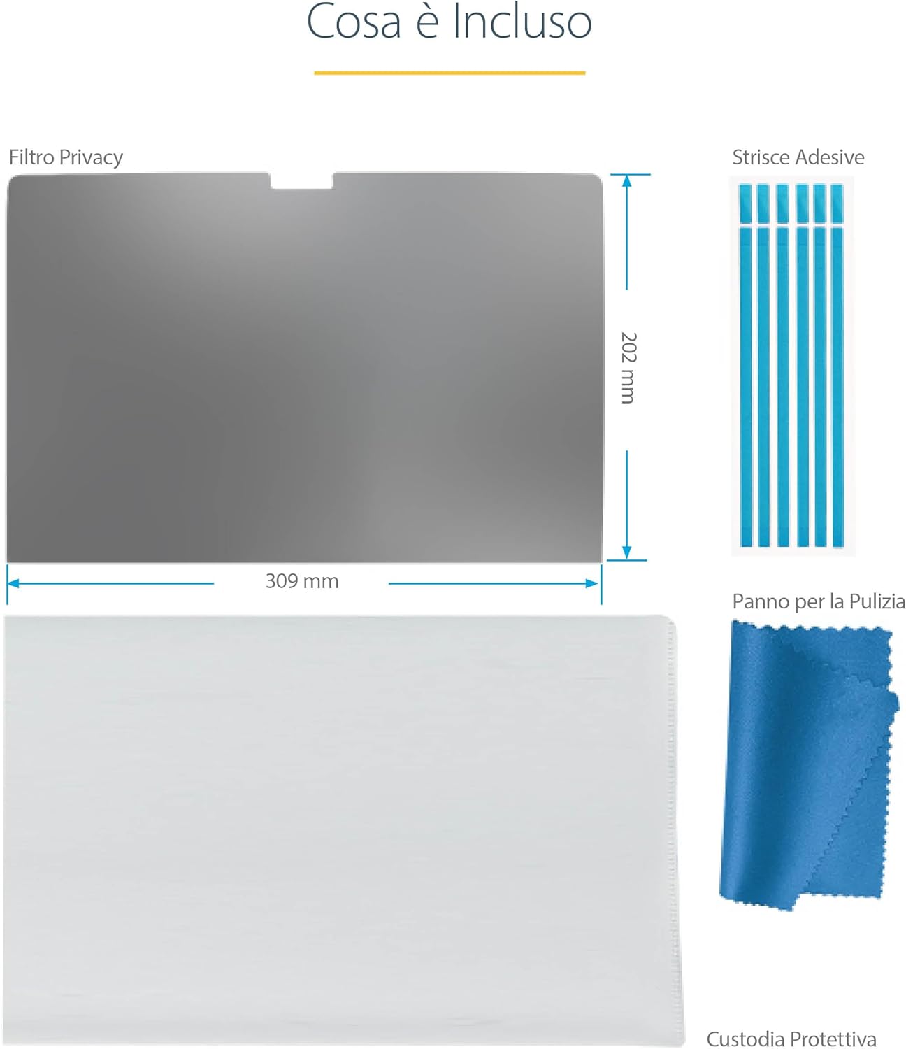 StarTech.com Filtro Privacy per MacBook Pro 14" - immagine 6
