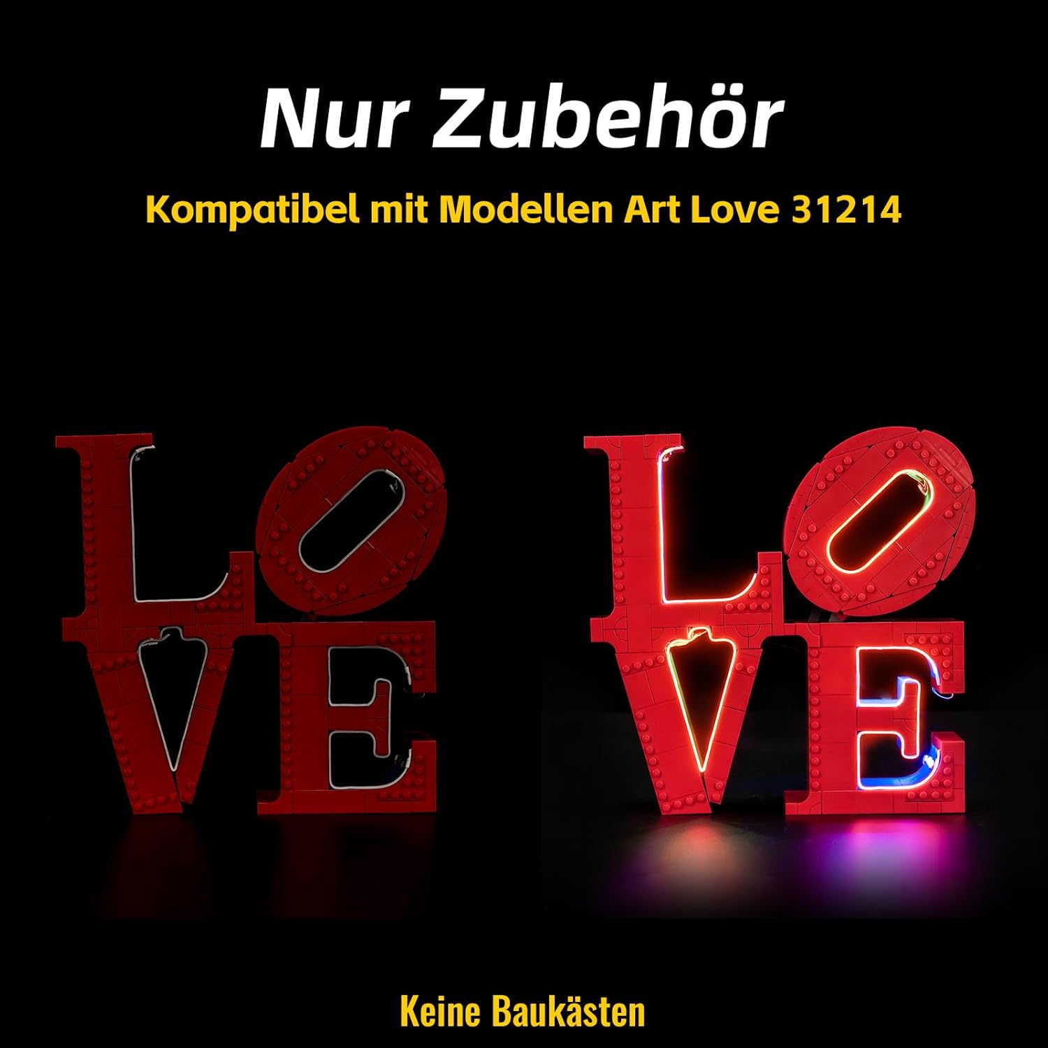 Brickbling Set Luci LED compatibile con Lego 31214 LOVE - immagine 2