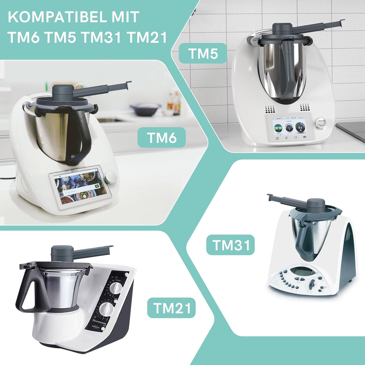 Deviatore di Vapore per Bimby TM6 TM5 TM31 - immagine 2