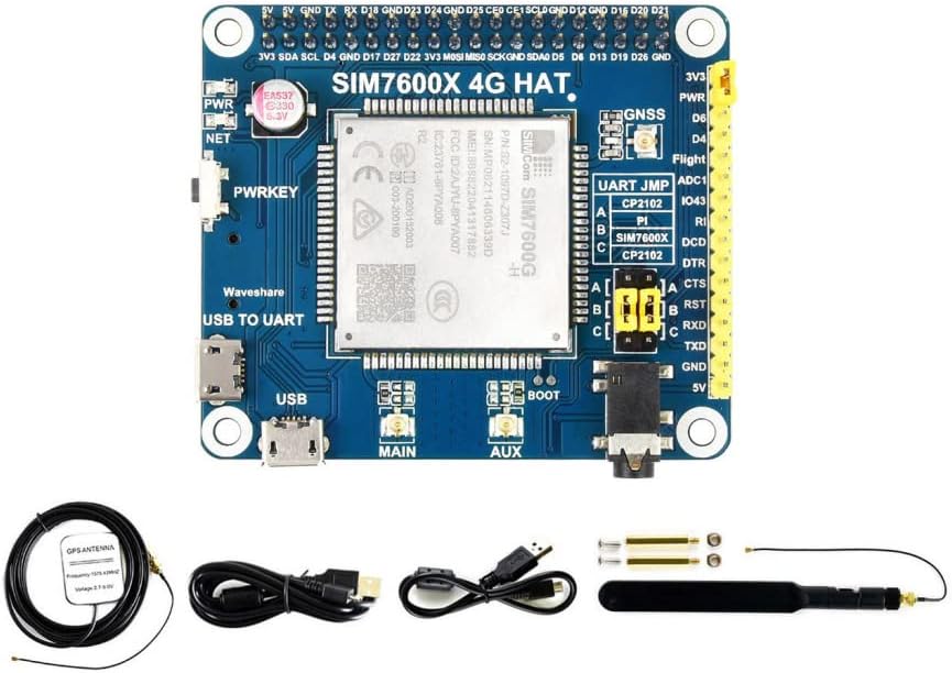 Waveshare SIM7600G-H 4G HAT per Raspberry Pi - immagine 1