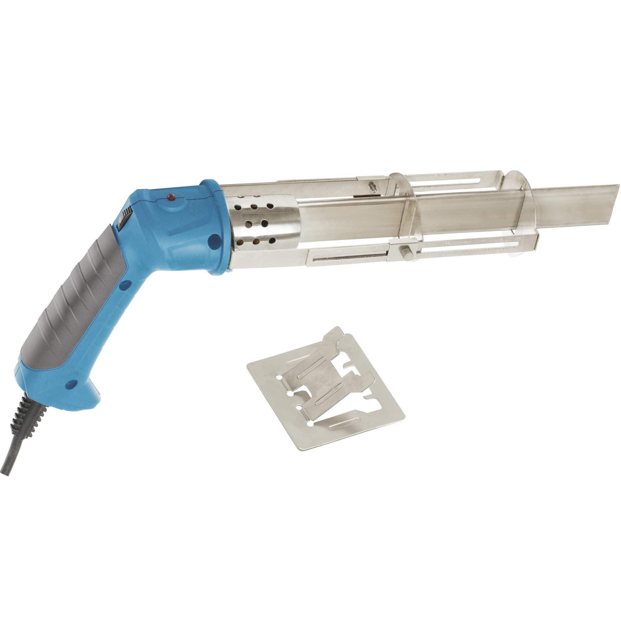 Fervi 0441 Coltello a Caldo Taglia Polistirolo, Grigio/Ciano