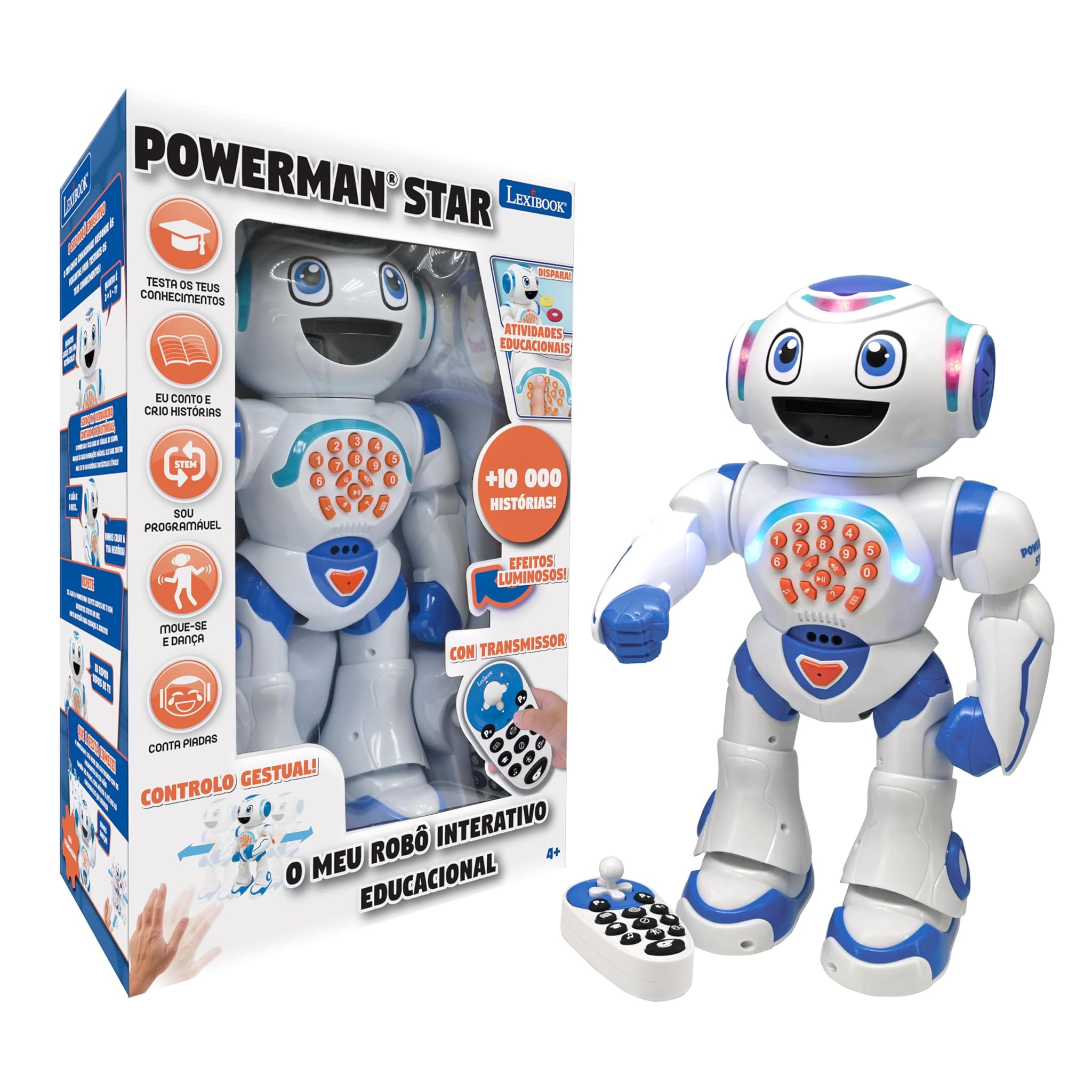 Lexibook Powerman Star-Robô - Robot Telecomandato
