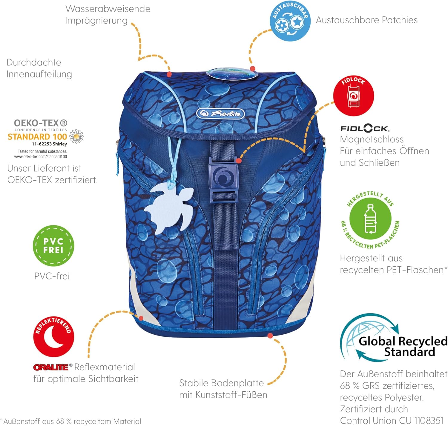 Herlitz Zaino per la scuola primaria SoftLight - immagine 2