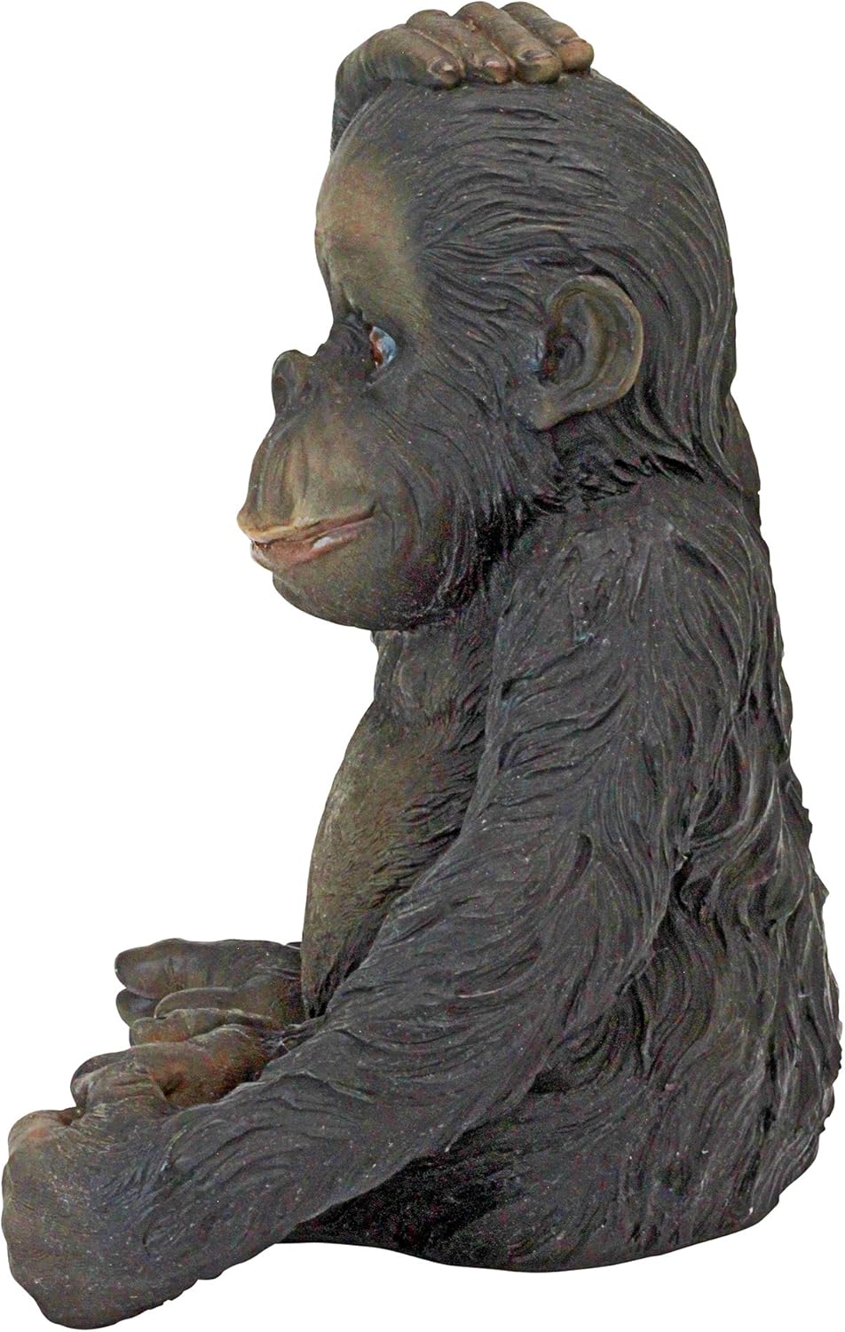 Design Toscano Curly Statua Scimmia, Multicolore - immagine 3