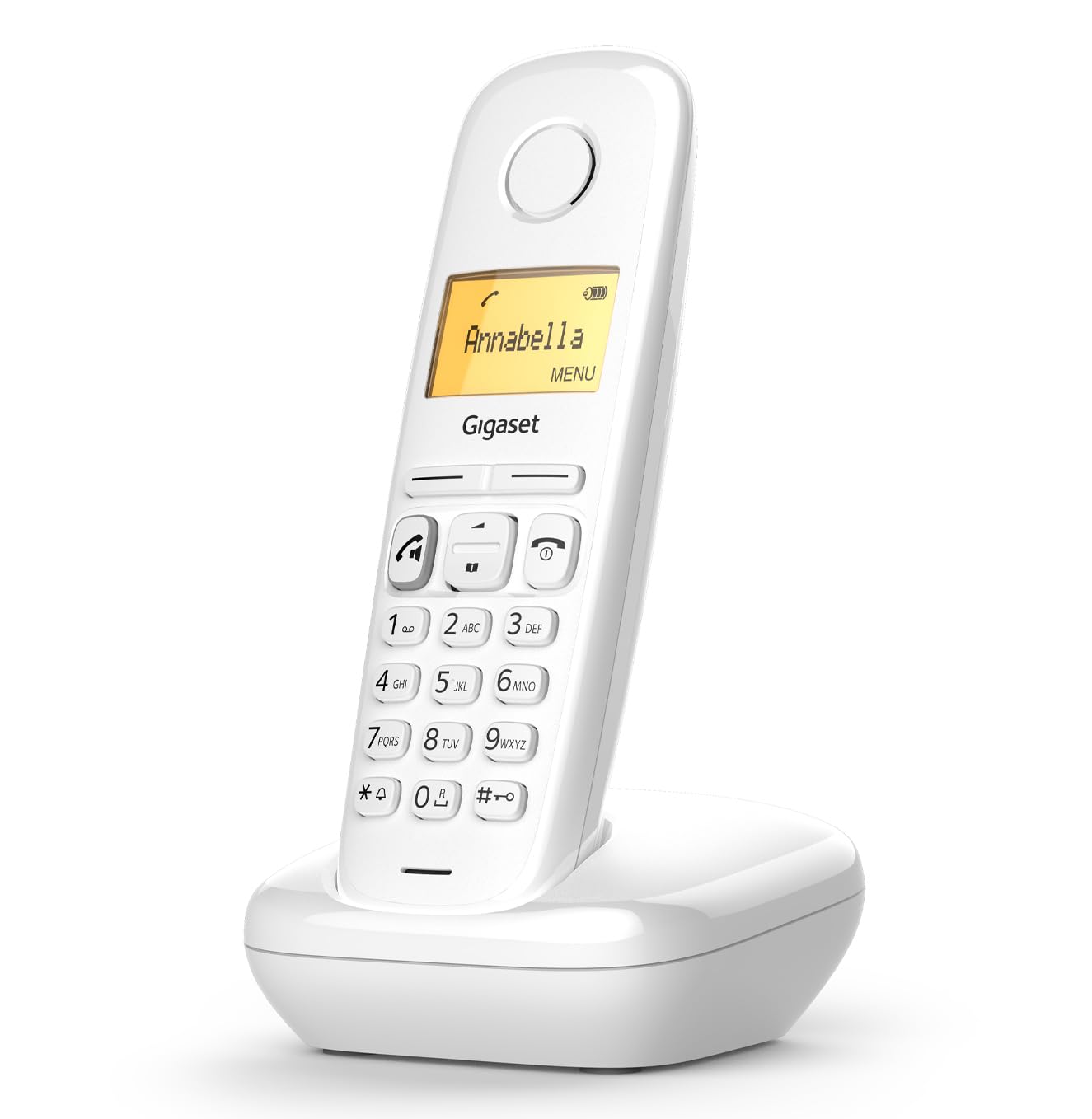 Gigaset A270 - Telefono Cordless con Vivavoce, Bianco