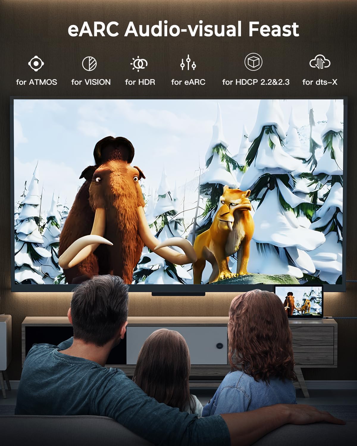 Cabneer Cavo HDMI 2.1 8K 7,5m - immagine 3